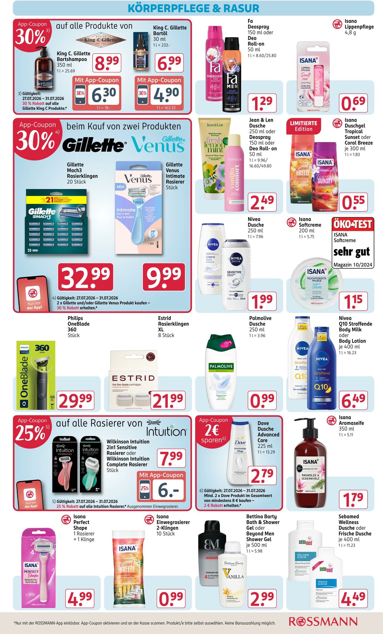 Prospekt Rossmann 27.07.2026 - 01.08.2026