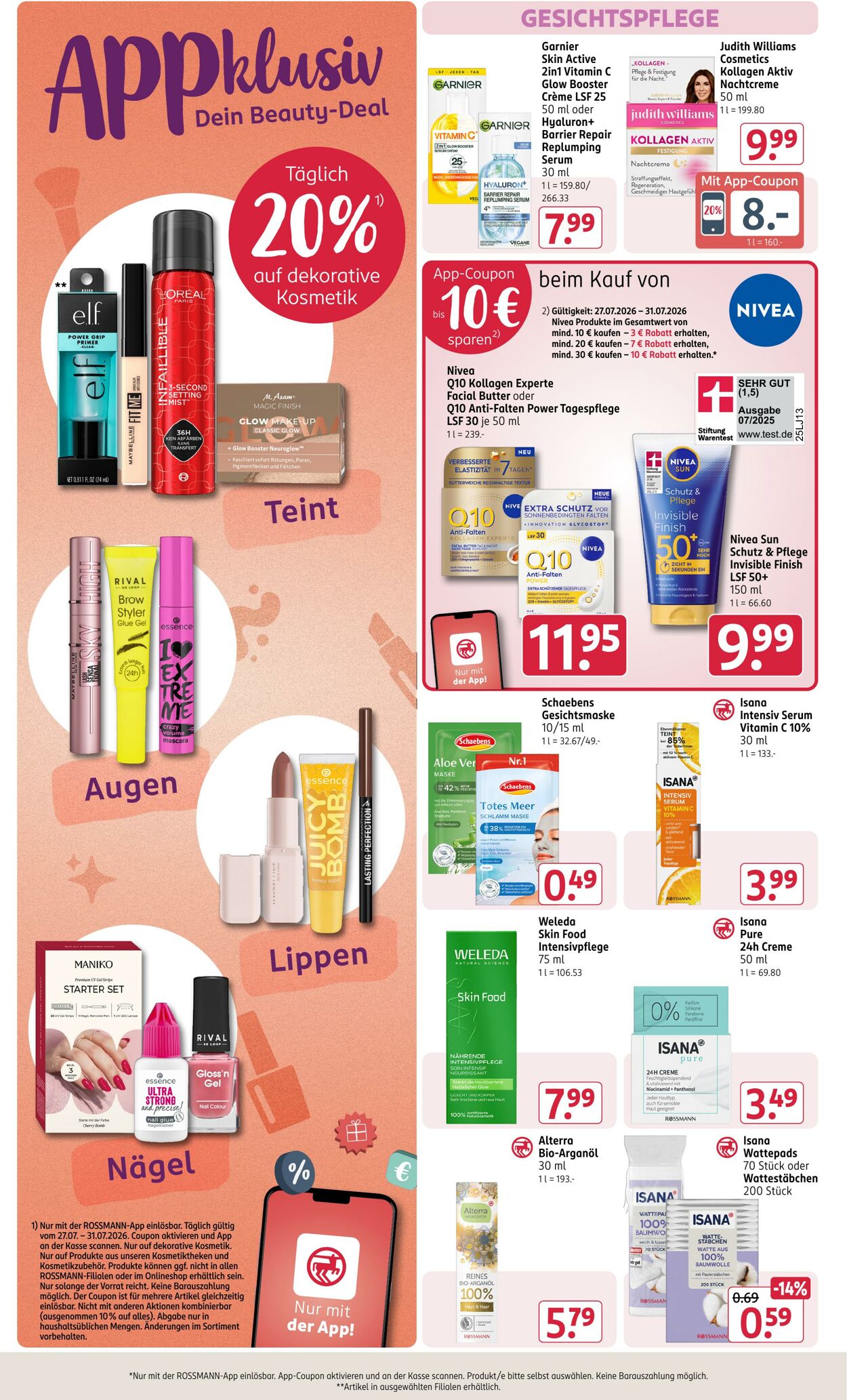 Prospekt Rossmann 27.07.2026 - 01.08.2026
