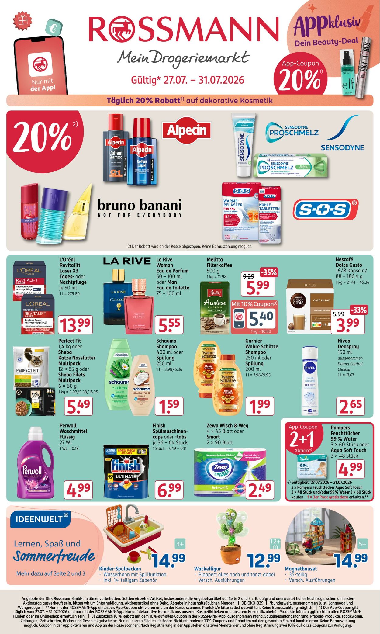 Prospekt Rossmann 27.07.2026 - 01.08.2026