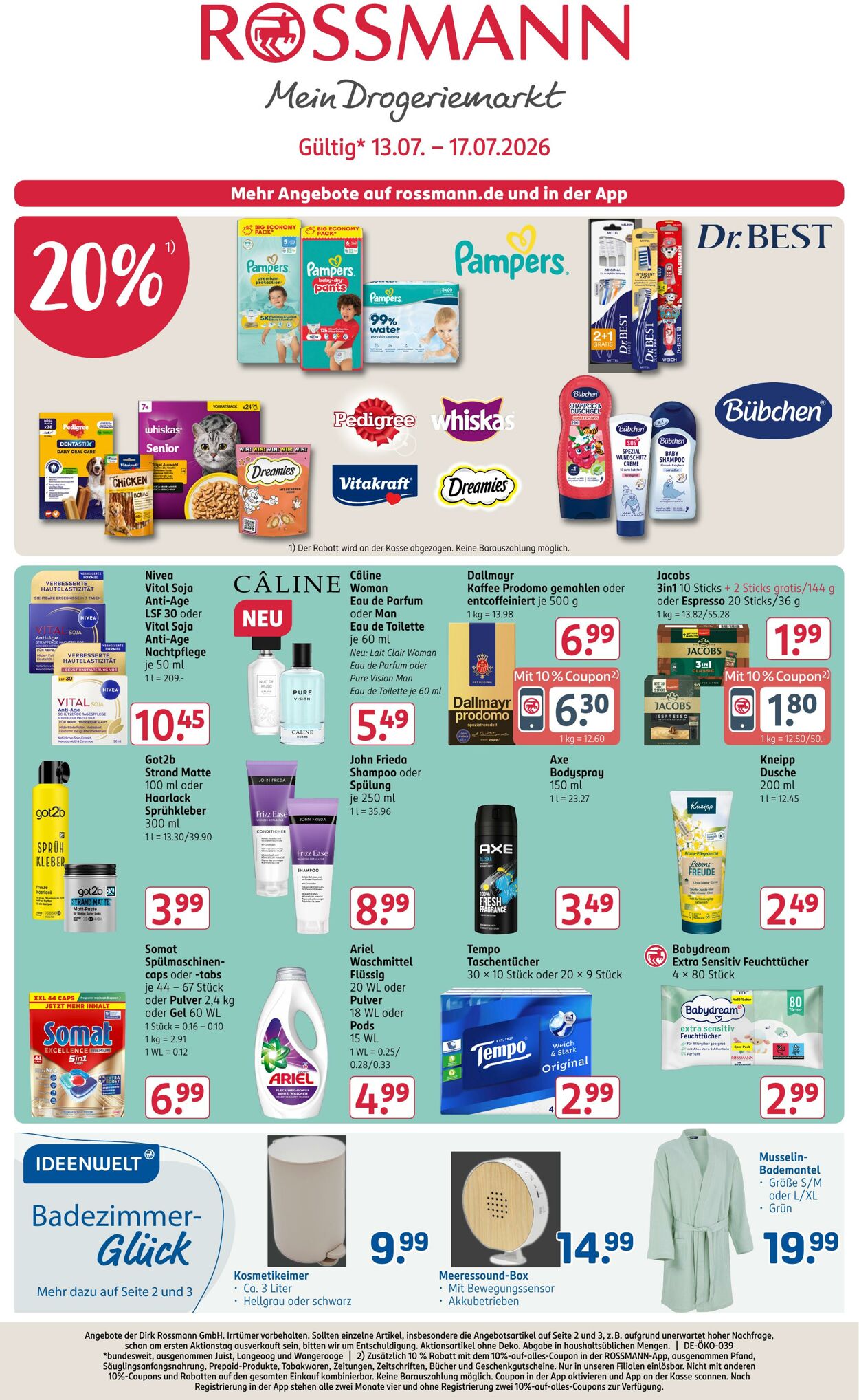 Prospekt Rossmann 13.07.2026 - 18.07.2026