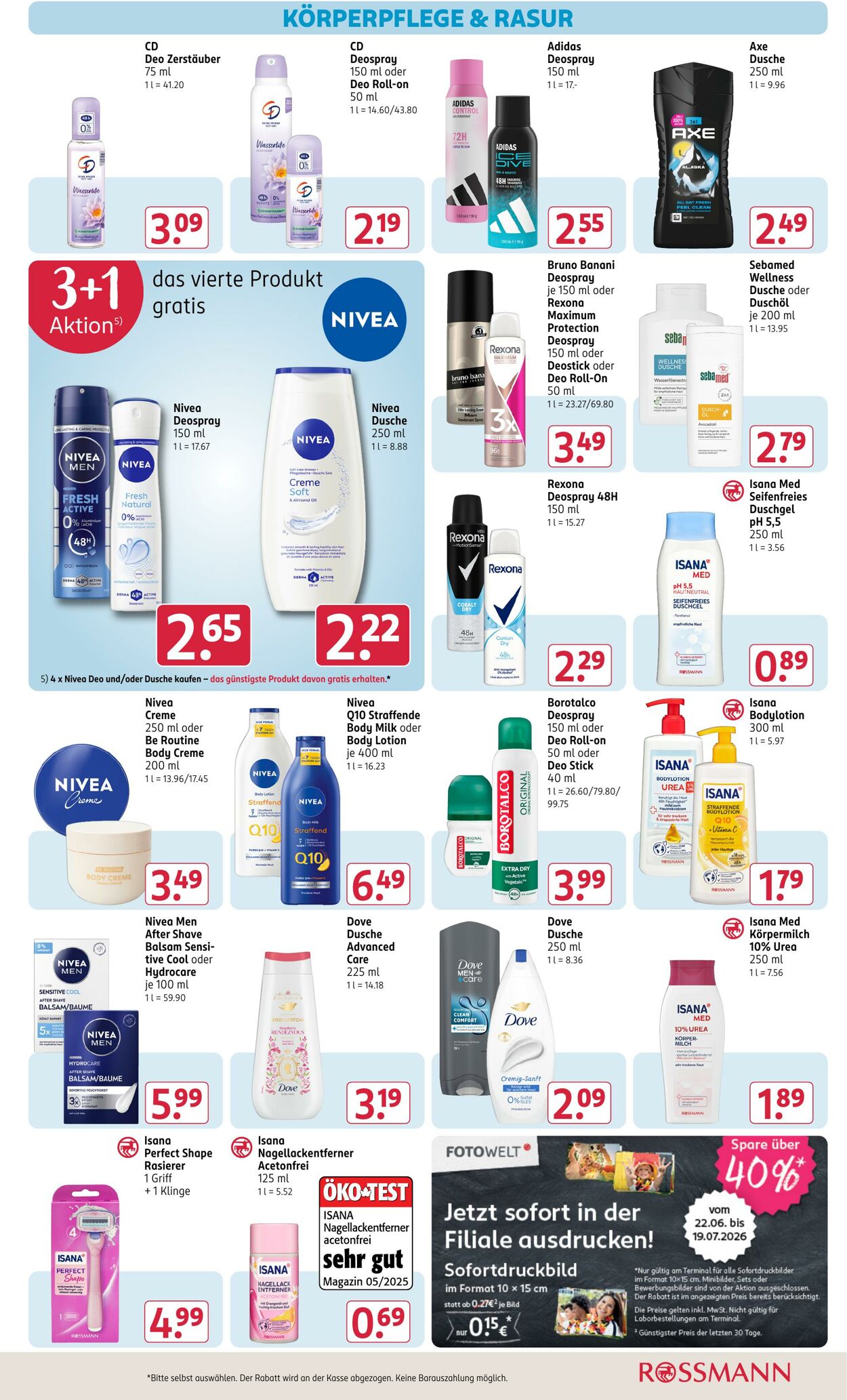 Prospekt Rossmann 22.06.2026 - 27.06.2026