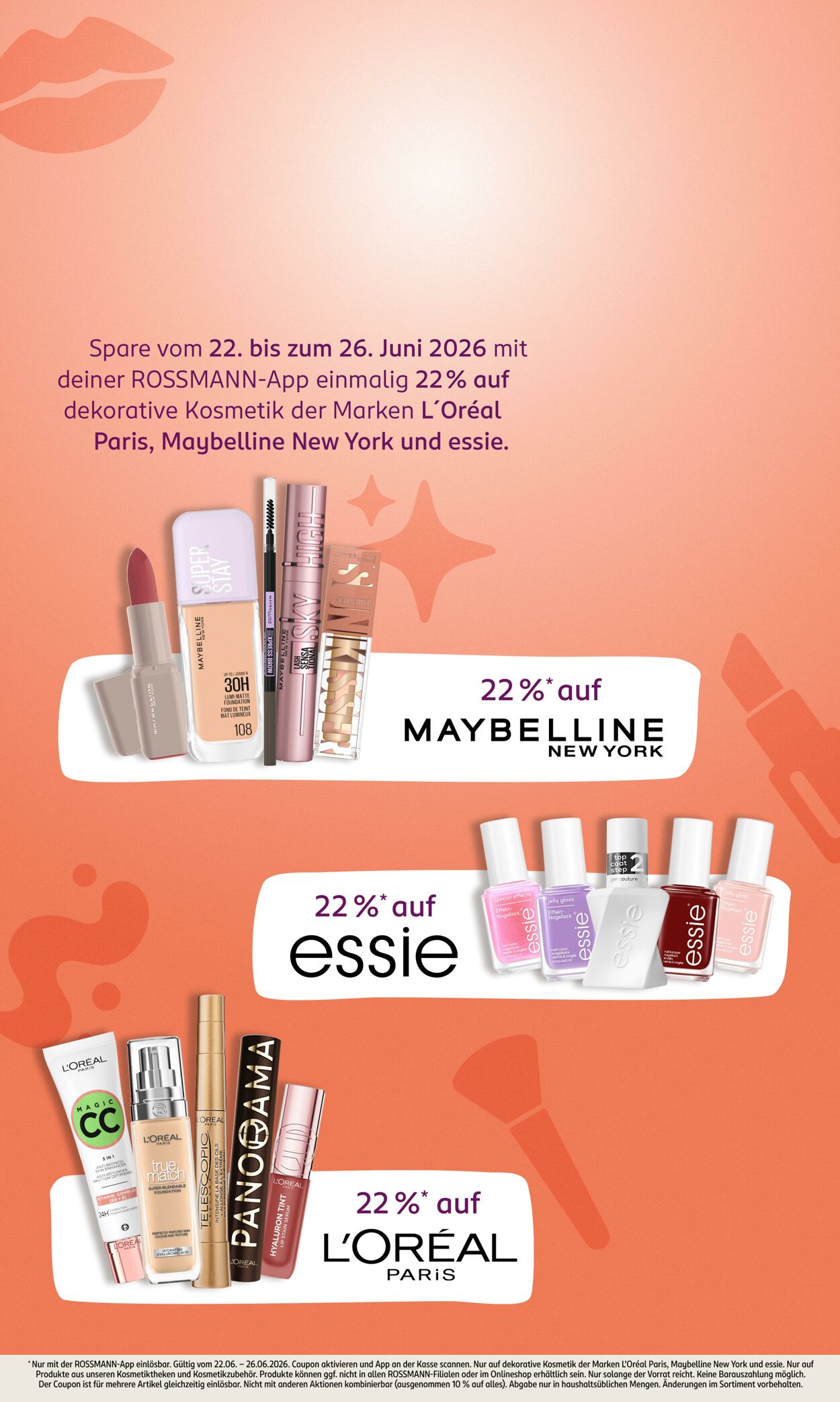 Prospekt Rossmann 22.06.2026 - 27.06.2026