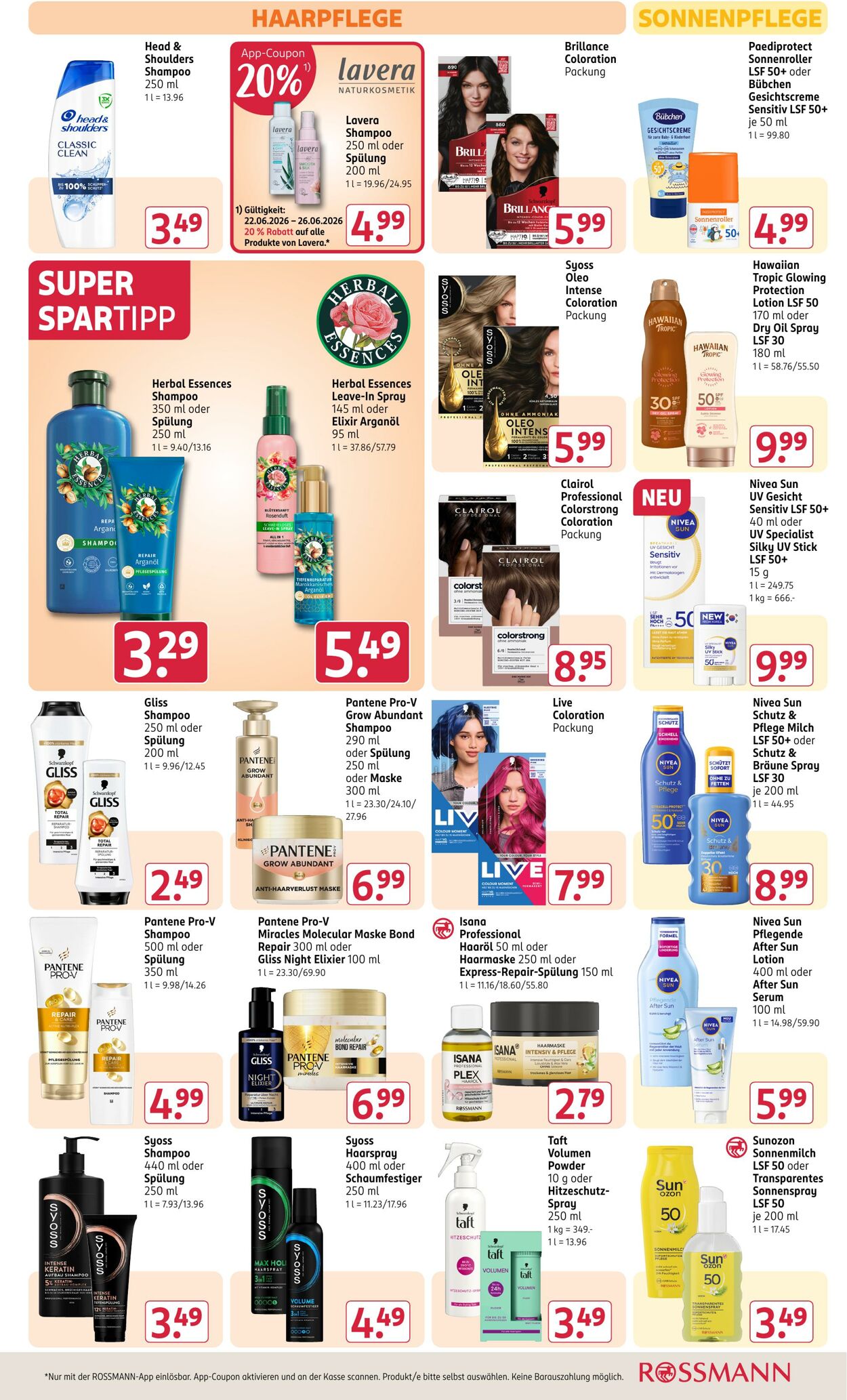 Prospekt Rossmann 22.06.2026 - 27.06.2026