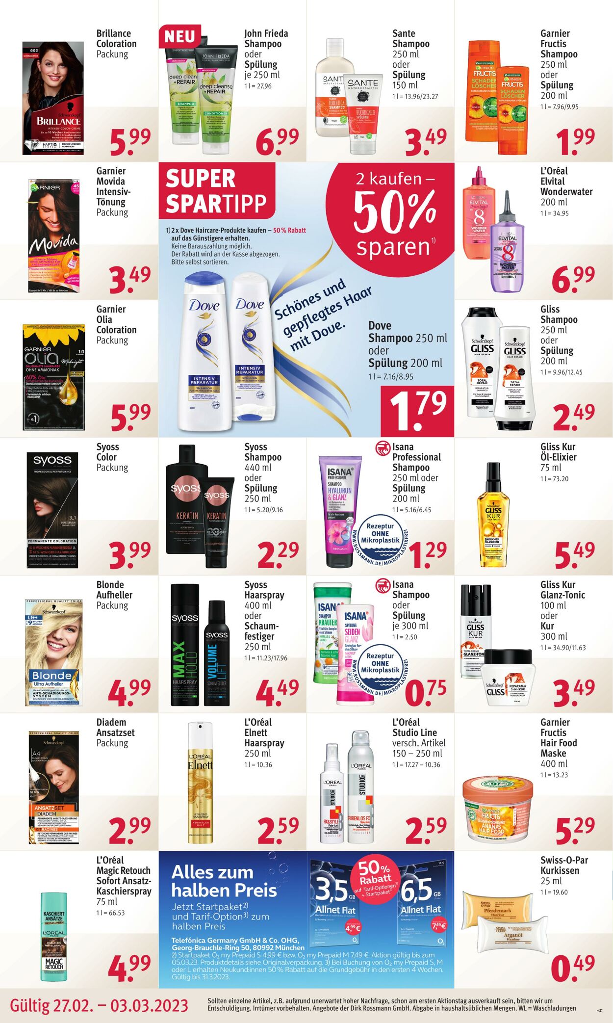 Prospekt Rossmann 27.02.2023 - 03.03.2023