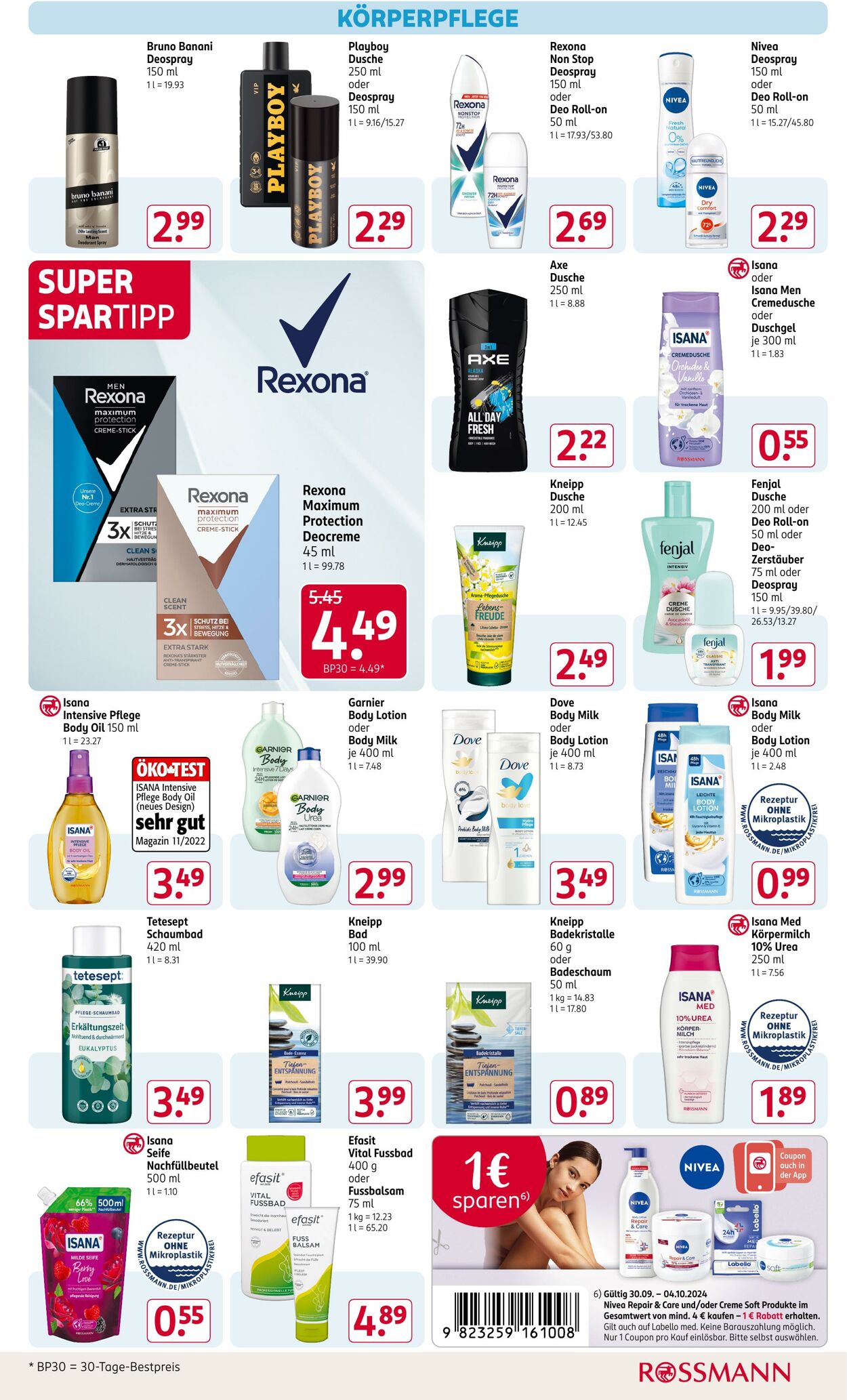 Prospekt Rossmann 30.09.2024 - 04.10.2024