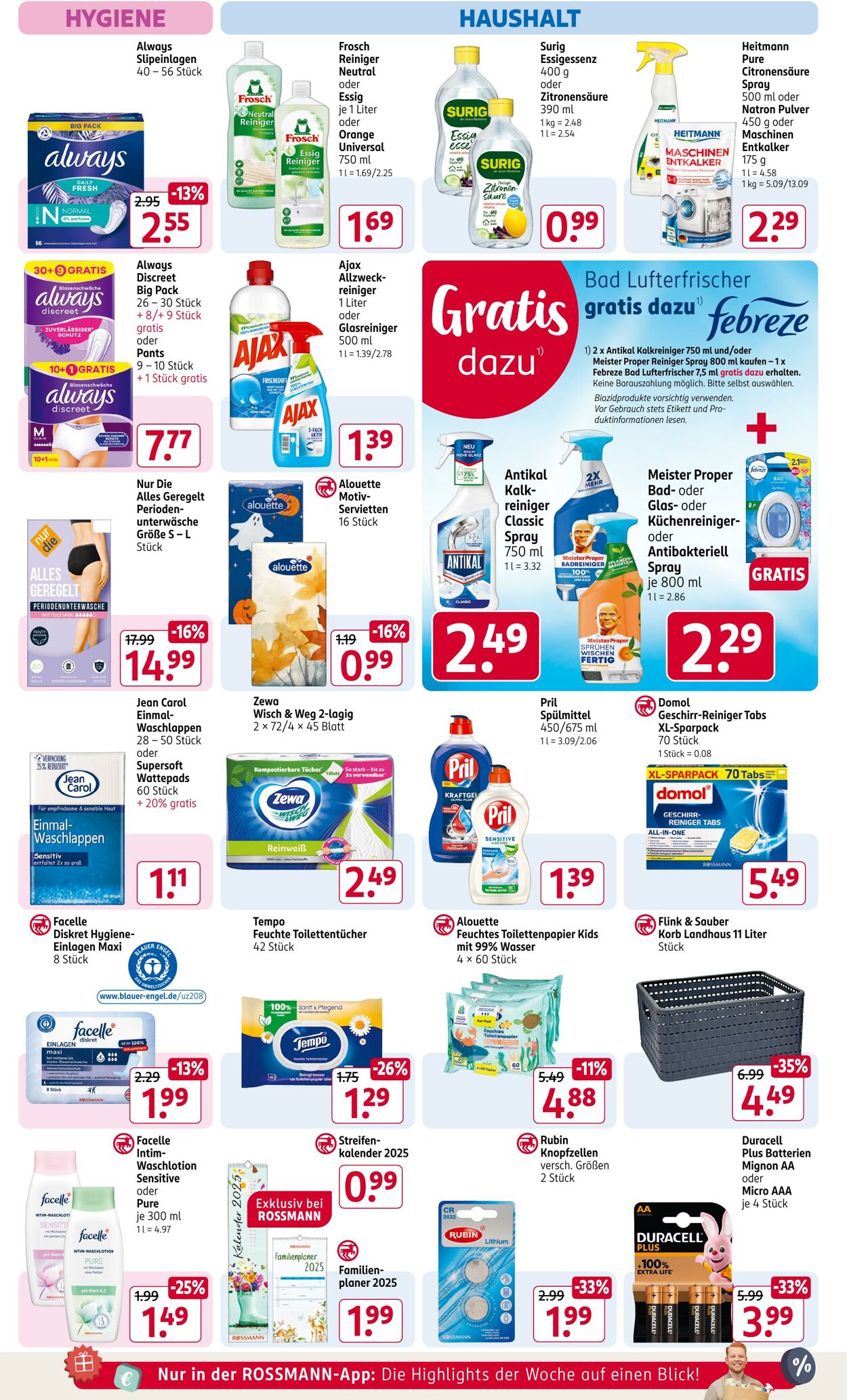 Prospekt Rossmann 30.09.2024 - 04.10.2024