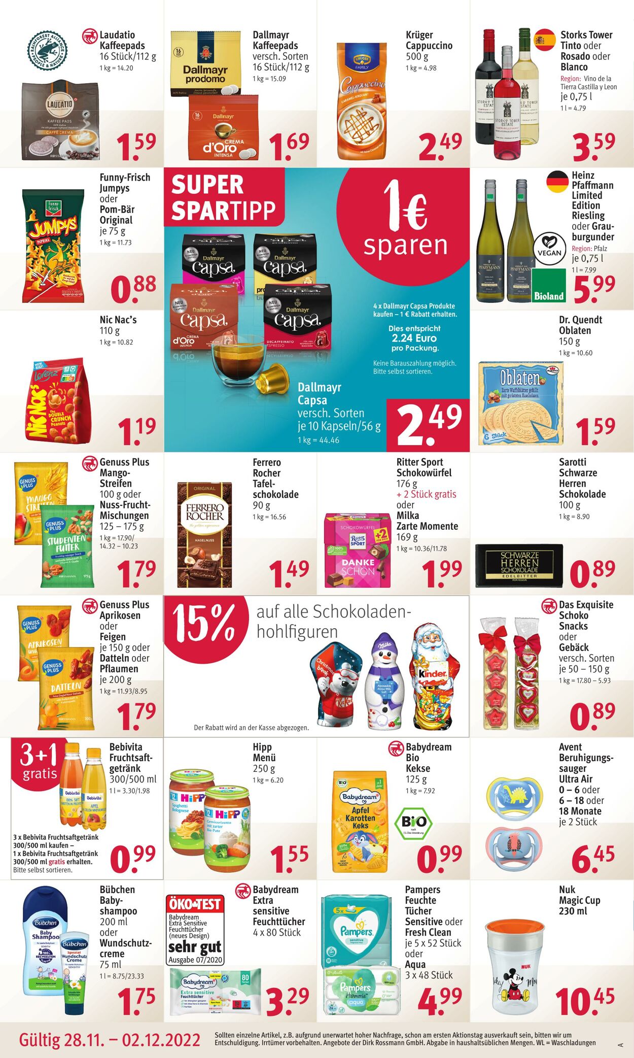 Prospekt Rossmann 28.11.2022 - 02.12.2022