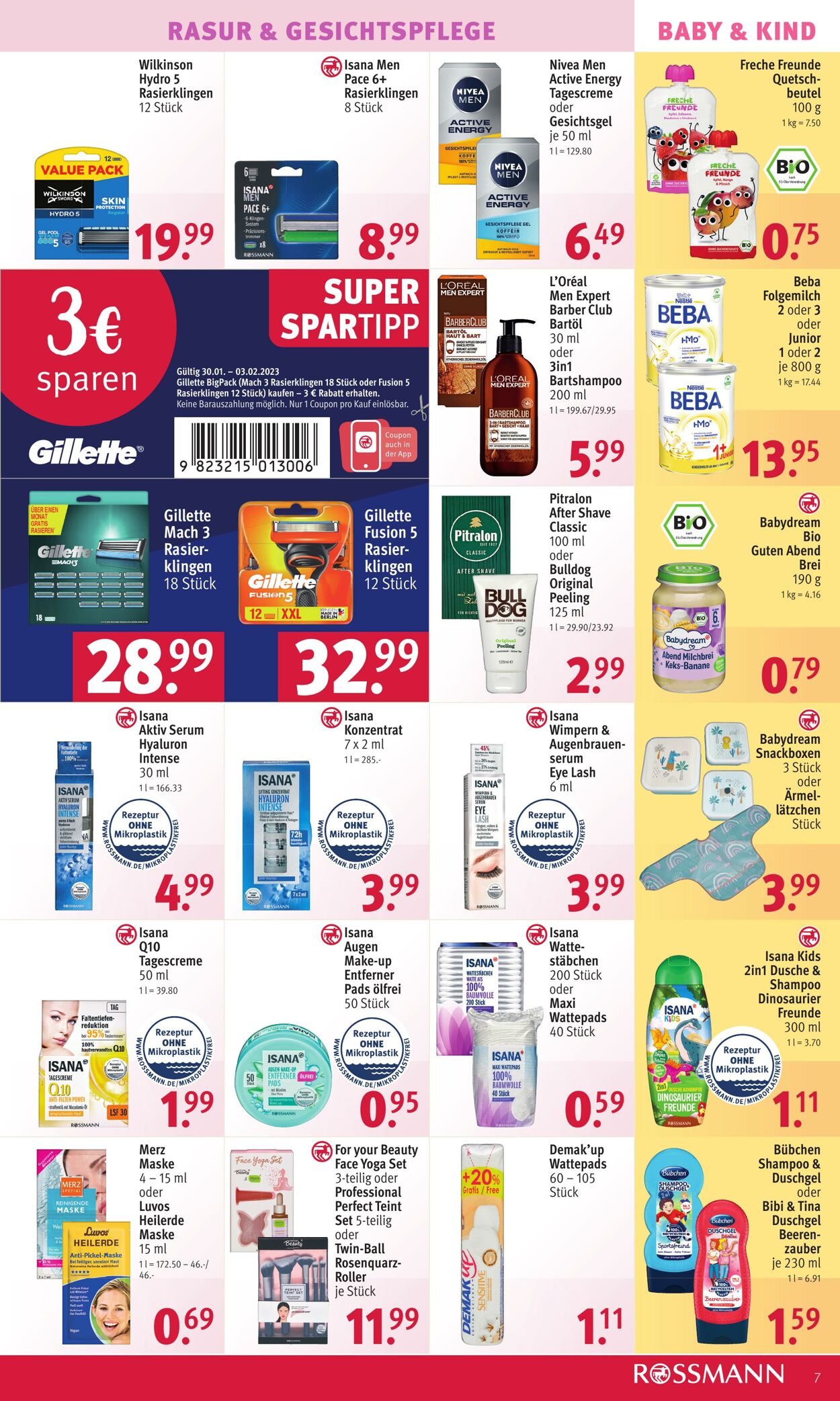 Prospekt Rossmann 30.01.2023 - 03.02.2023