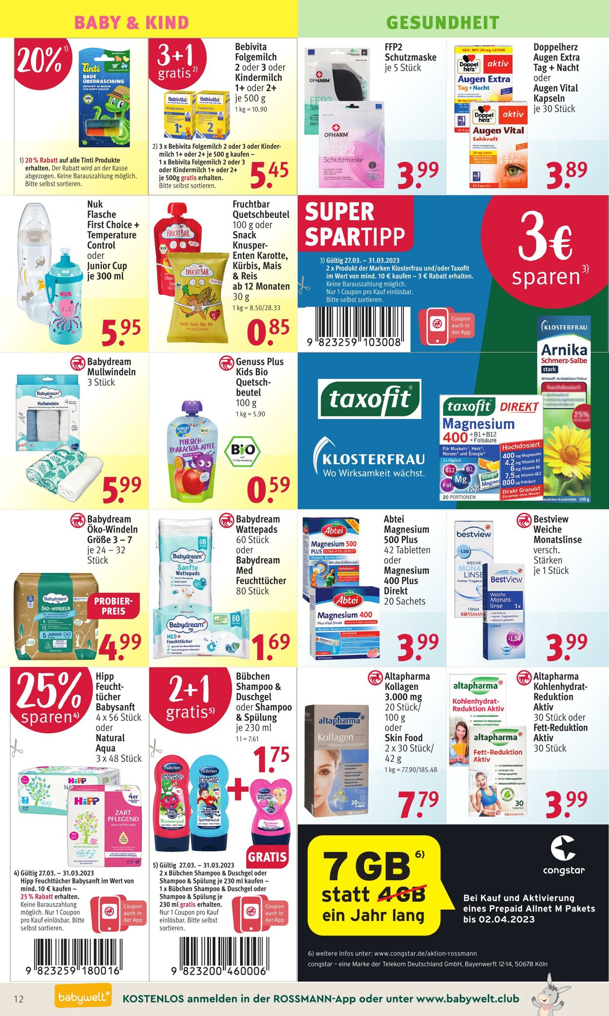 Prospekt Rossmann 27.03.2023 - 31.03.2023