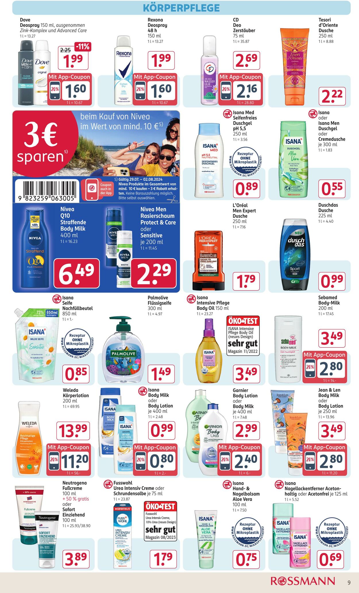 Prospekt Rossmann 29.07.2024 - 02.08.2024