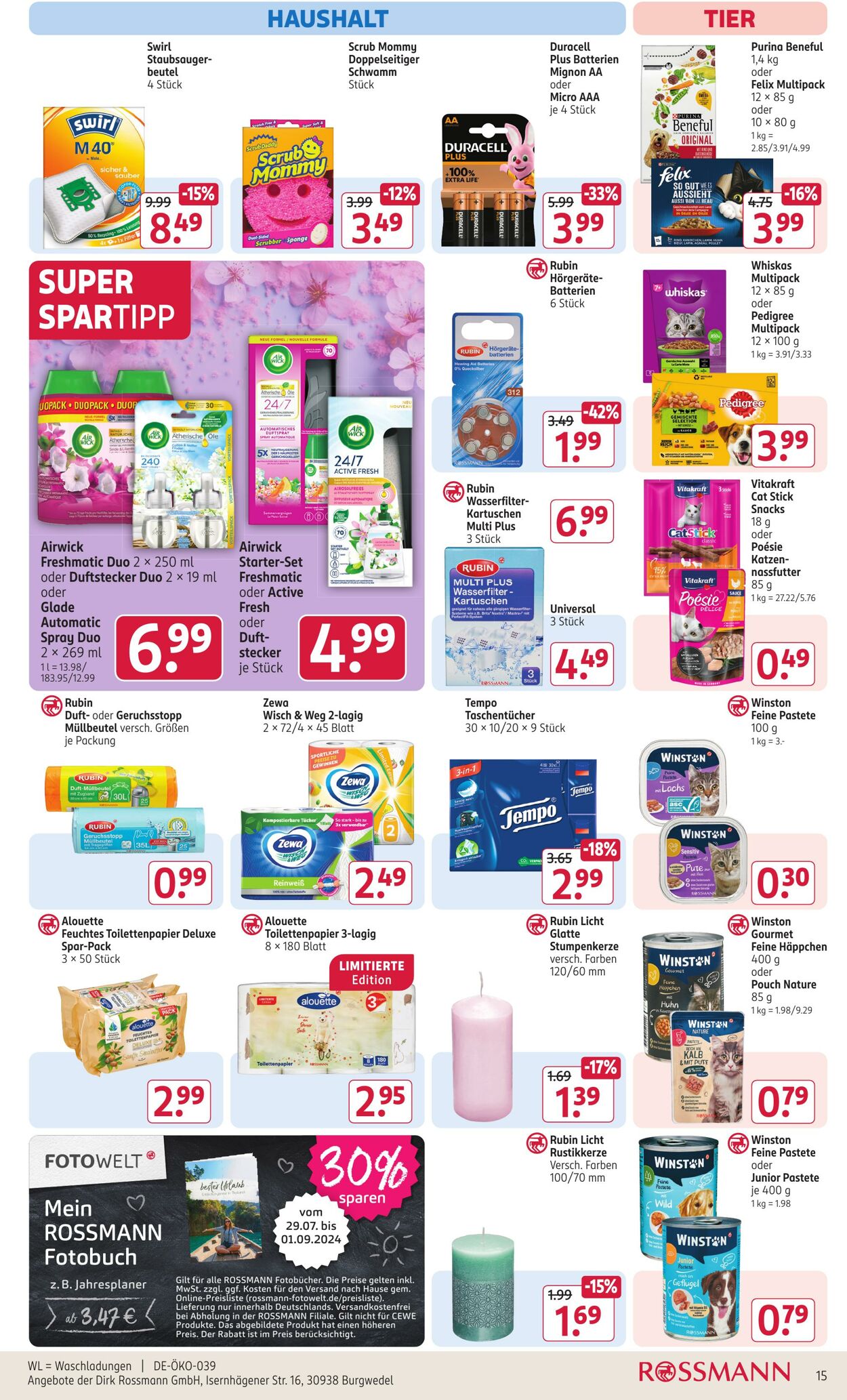 Prospekt Rossmann 29.07.2024 - 02.08.2024