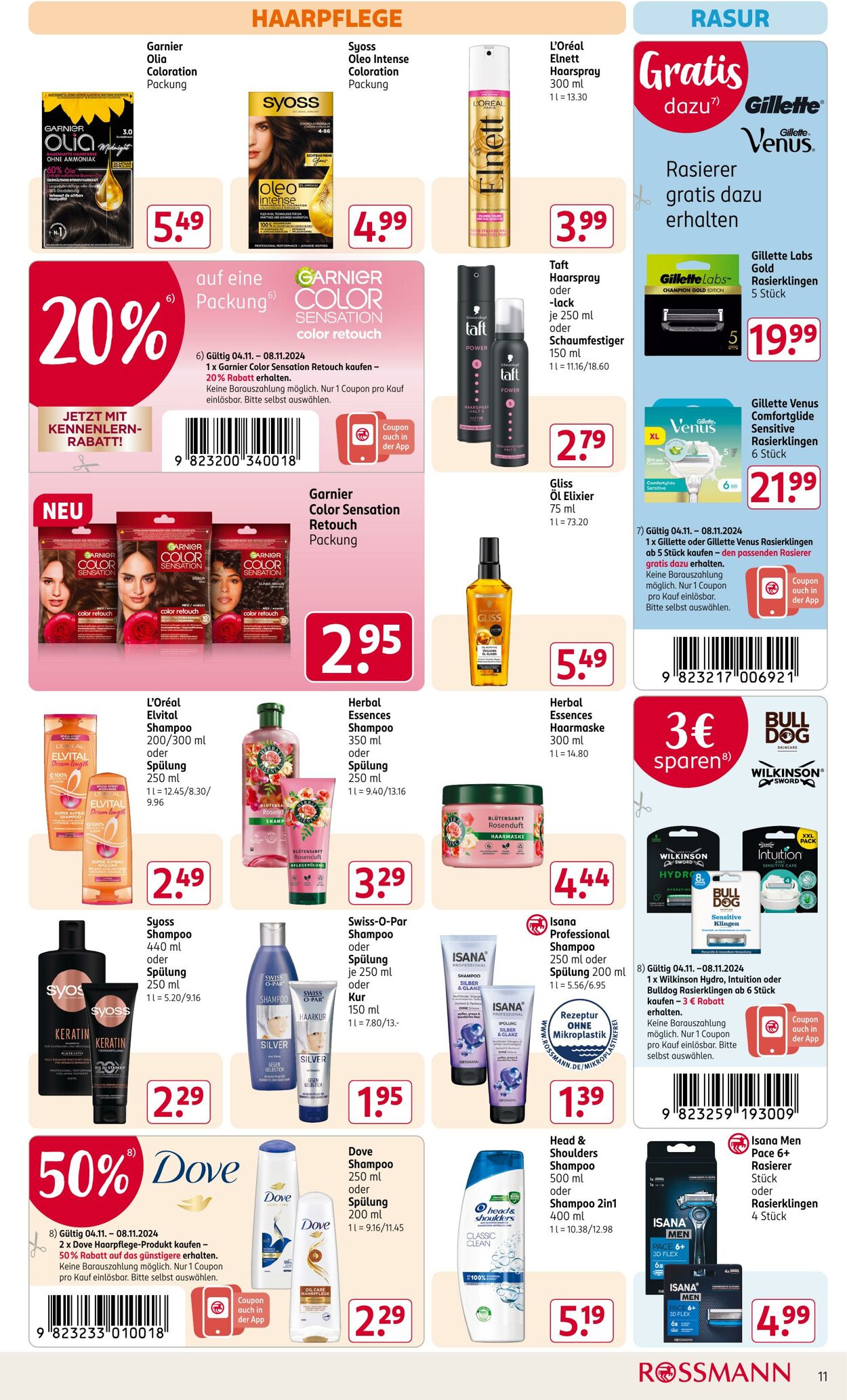 Prospekt Rossmann 04.11.2024 - 08.11.2024