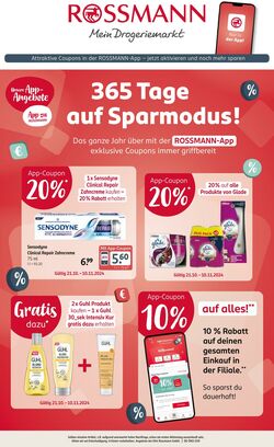 Prospekt Rossmann 28.10.2024 - 10.11.2024