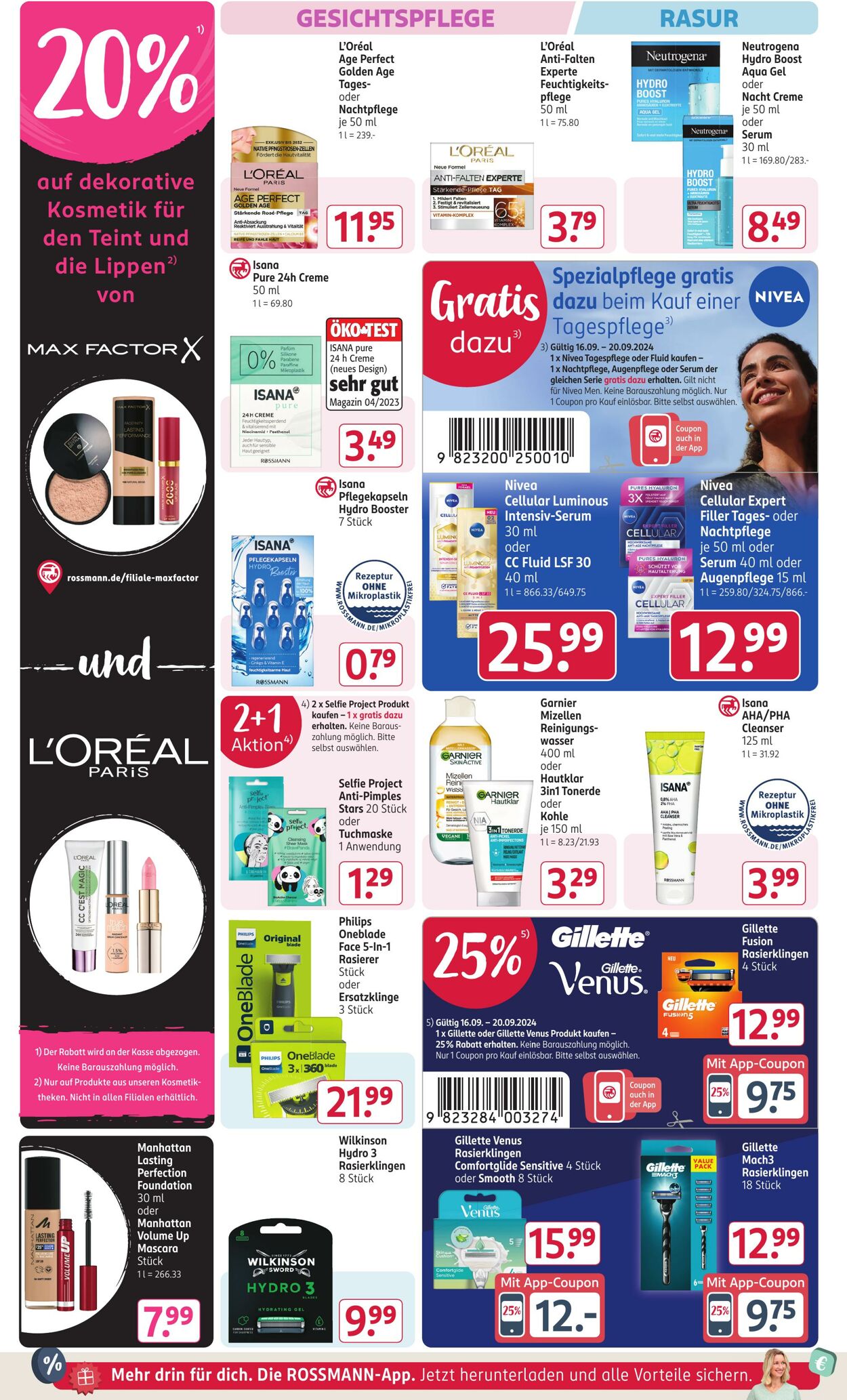 Prospekt Rossmann 16.09.2024 - 20.09.2024