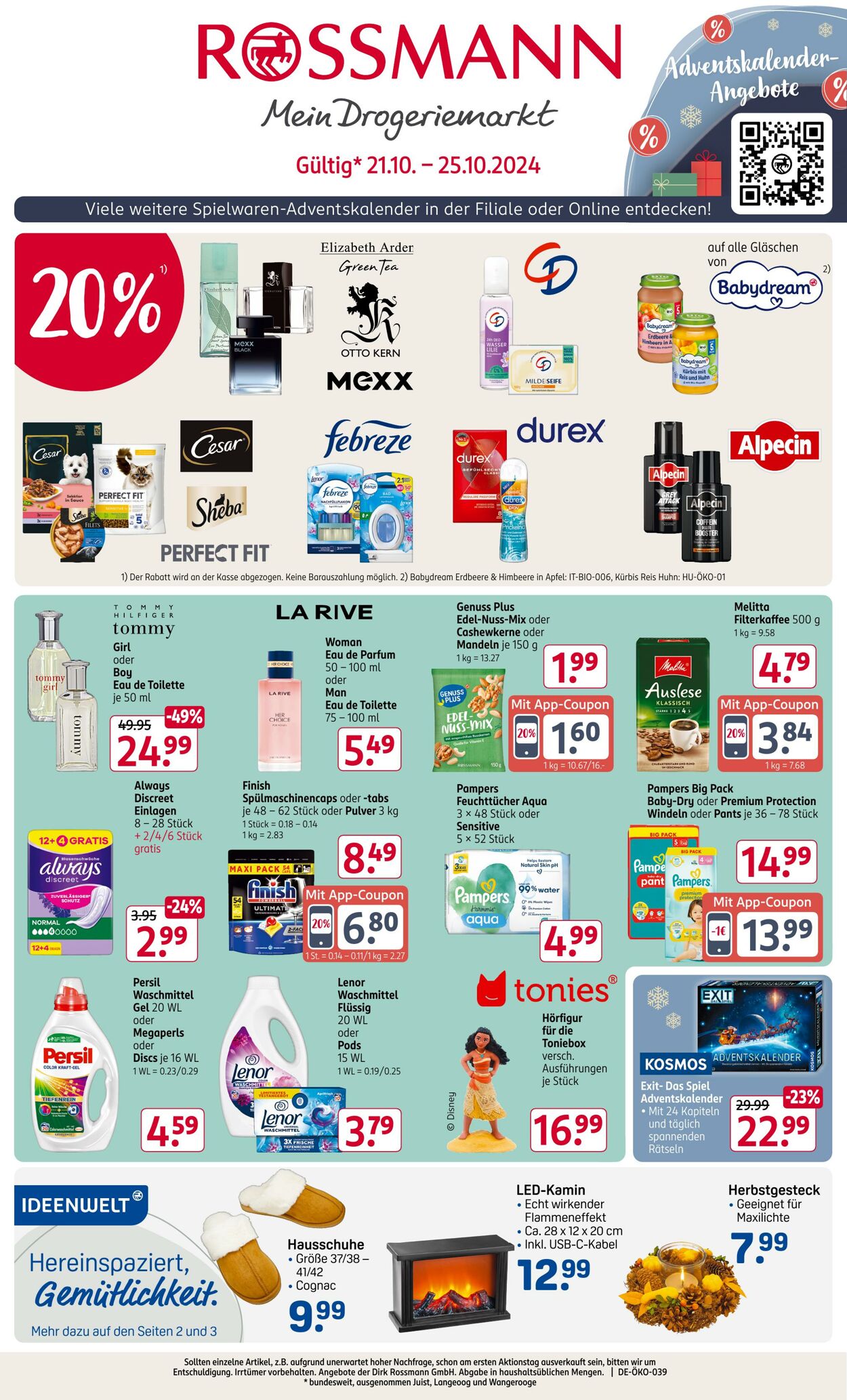 Prospekt Rossmann 21.10.2024 - 25.10.2024