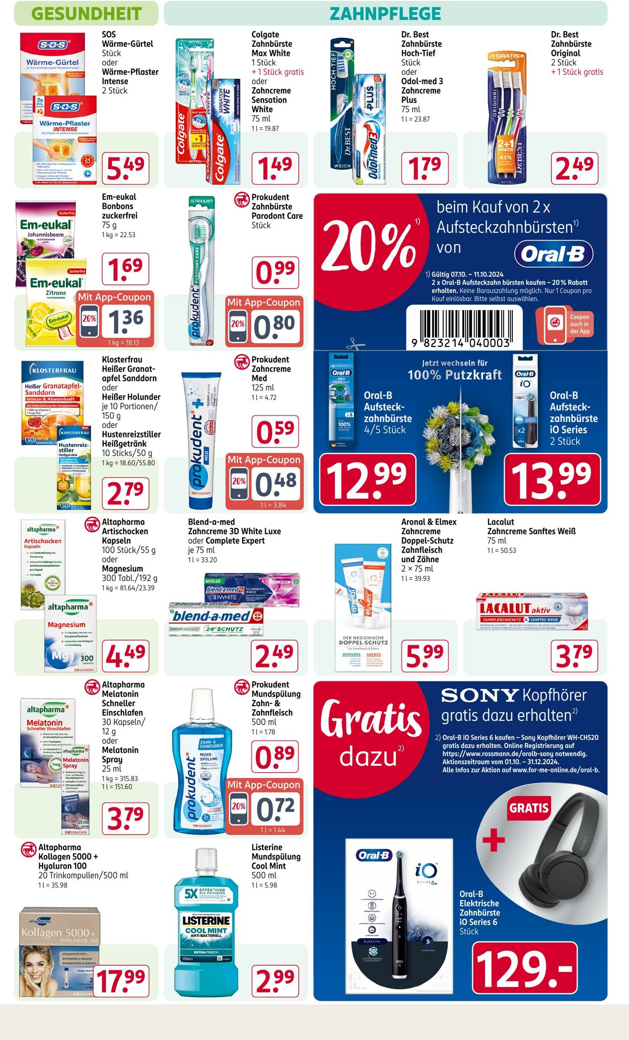 Prospekt Rossmann 07.10.2024 - 11.10.2024