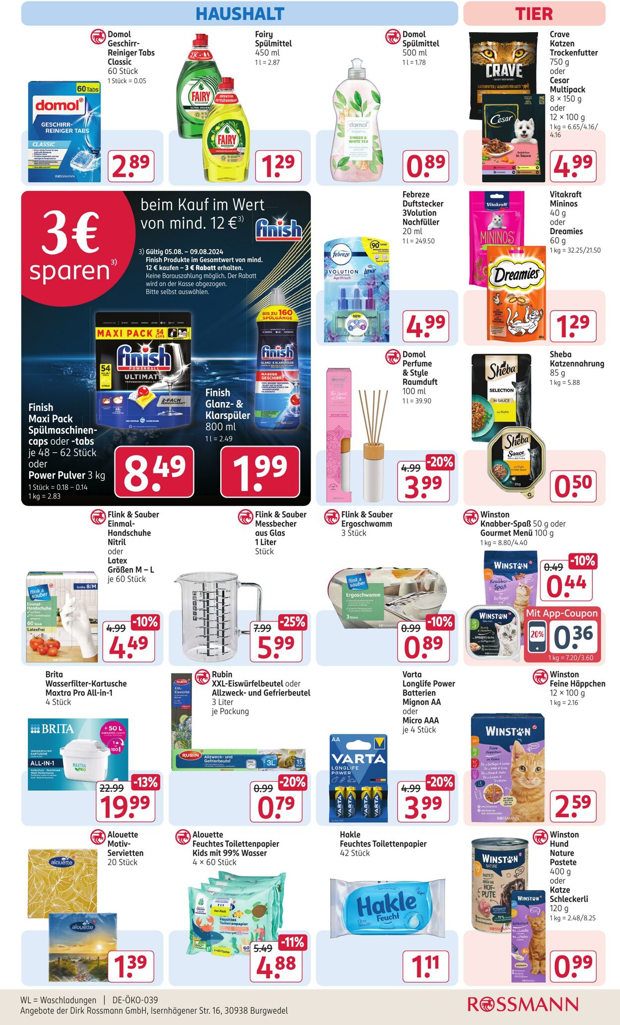 Prospekt Rossmann 05.08.2024 - 09.08.2024