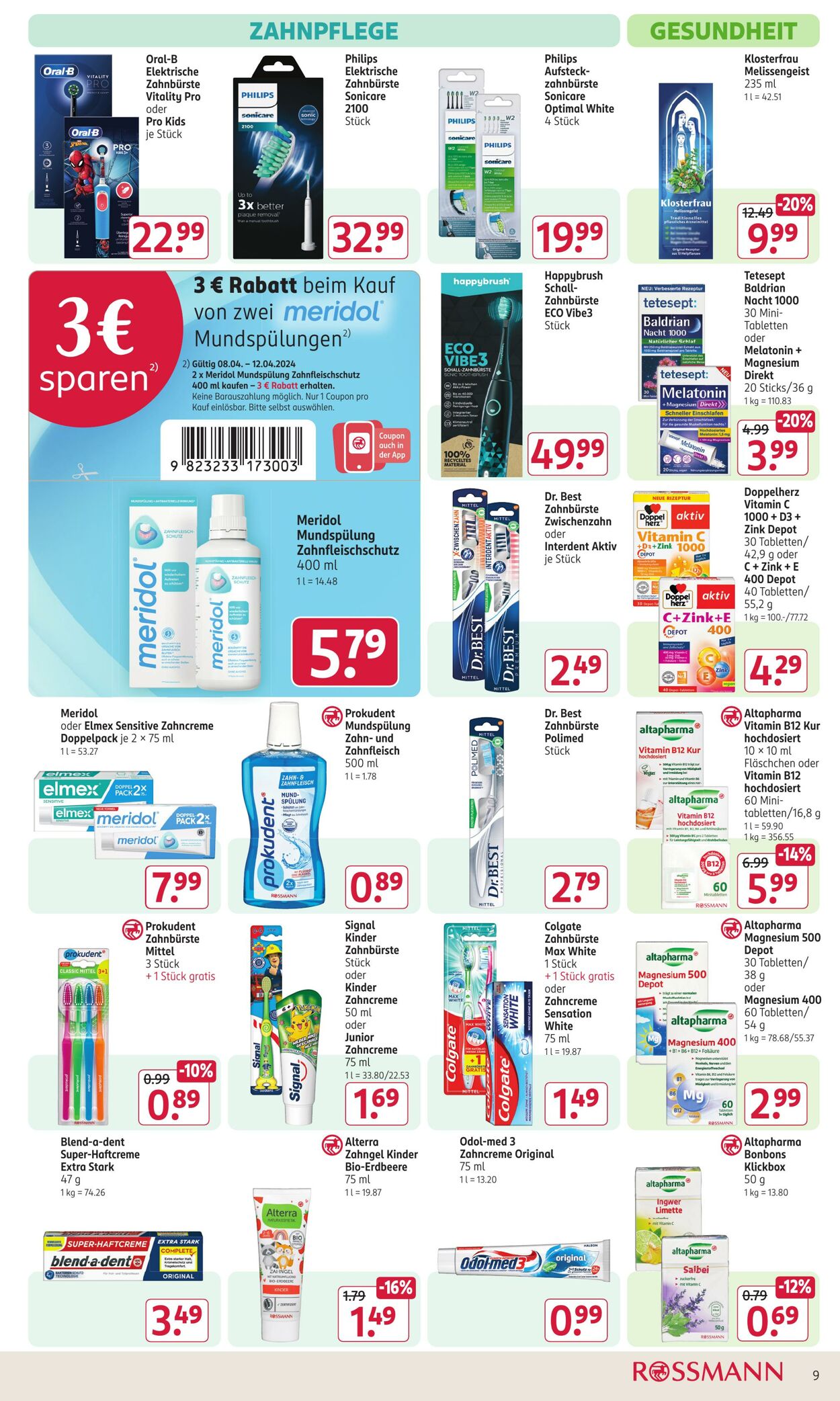 Prospekt Rossmann 09.04.2024 - 12.04.2024