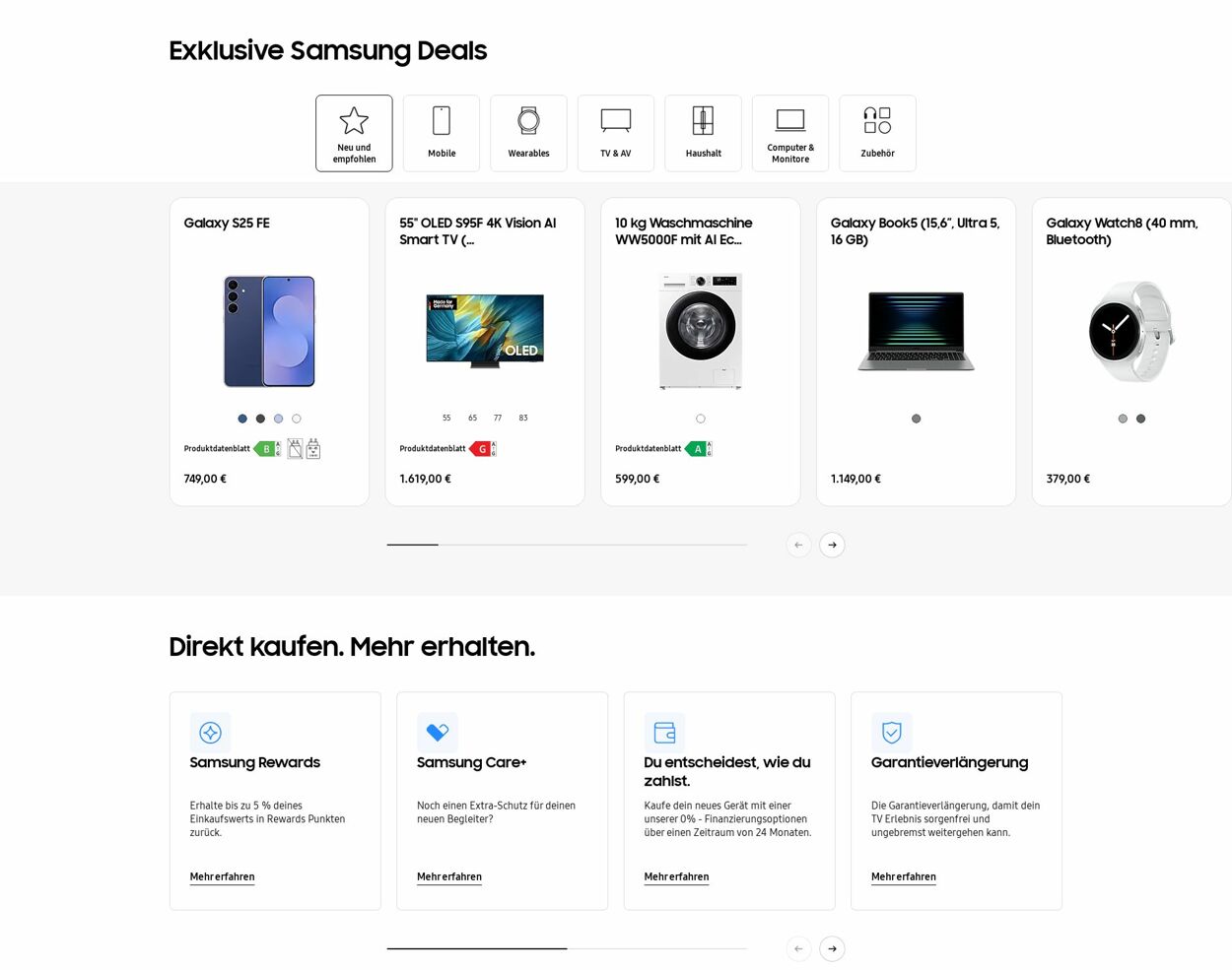 Prospekt Samsung 13.10.2025 - 22.10.2025