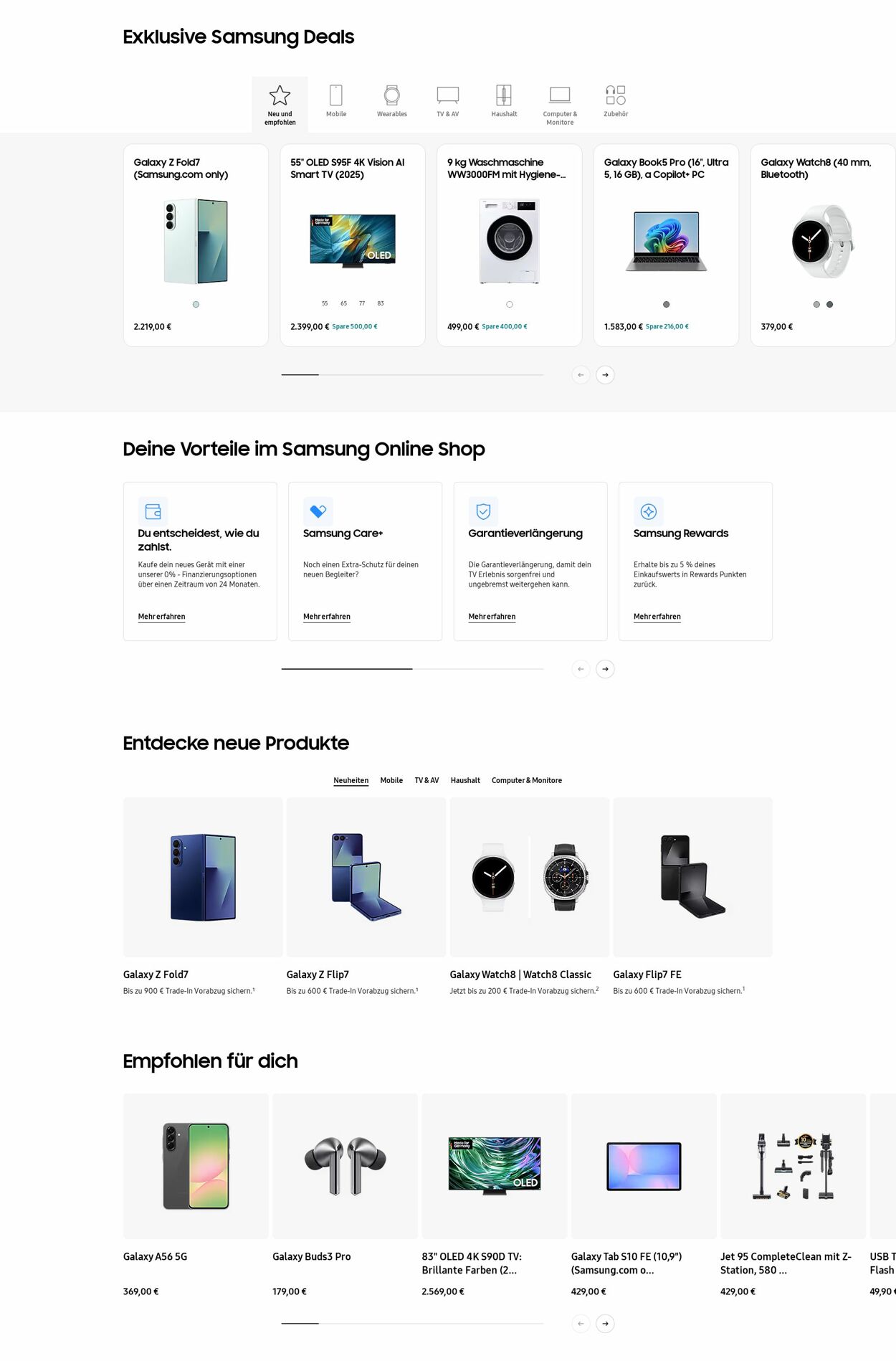Prospekt Samsung 04.08.2025 - 13.08.2025
