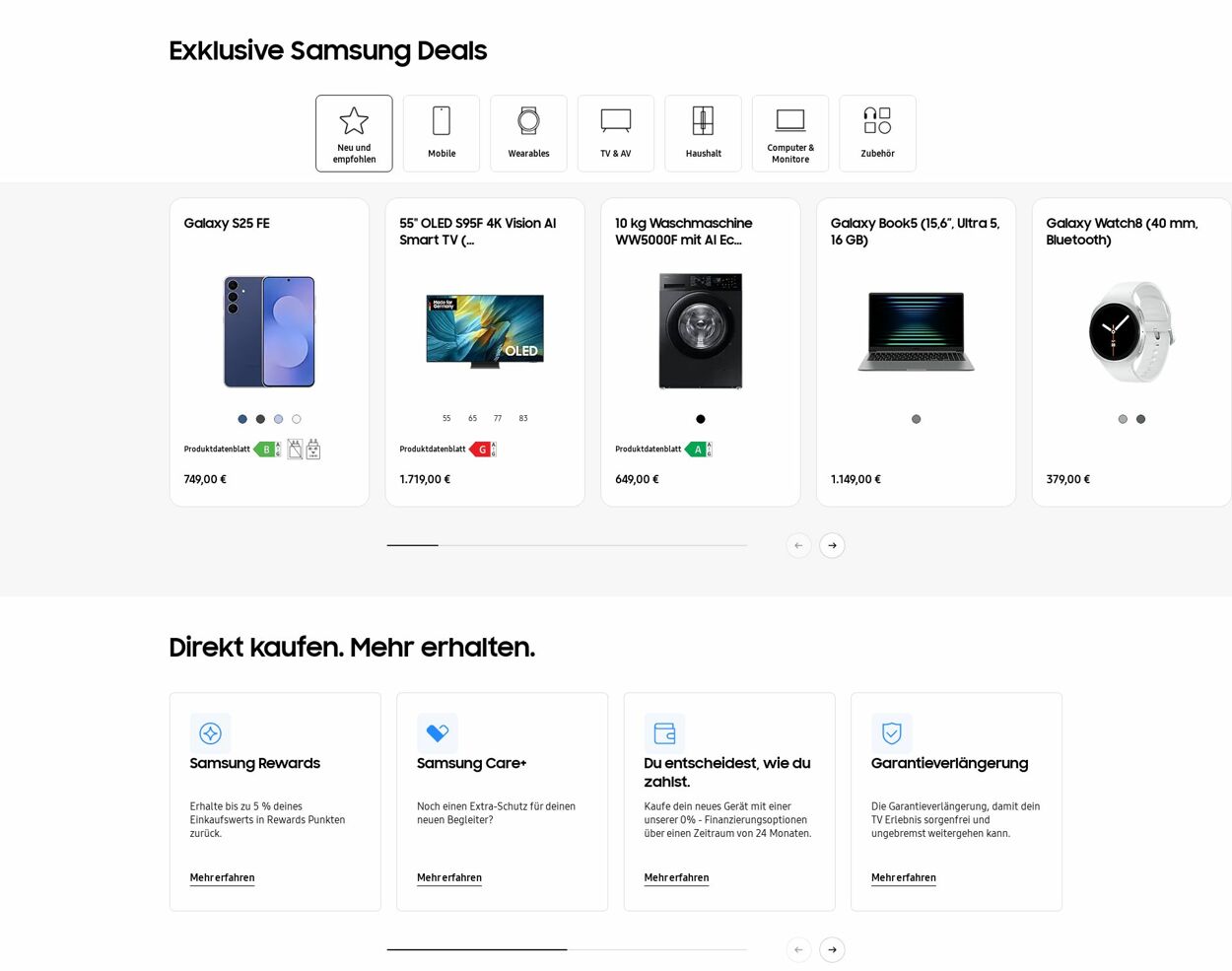 Prospekt Samsung 06.10.2025 - 15.10.2025