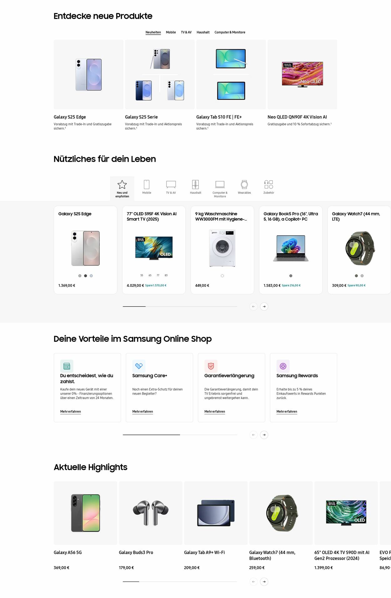 Prospekt Samsung 07.07.2025 - 16.07.2025