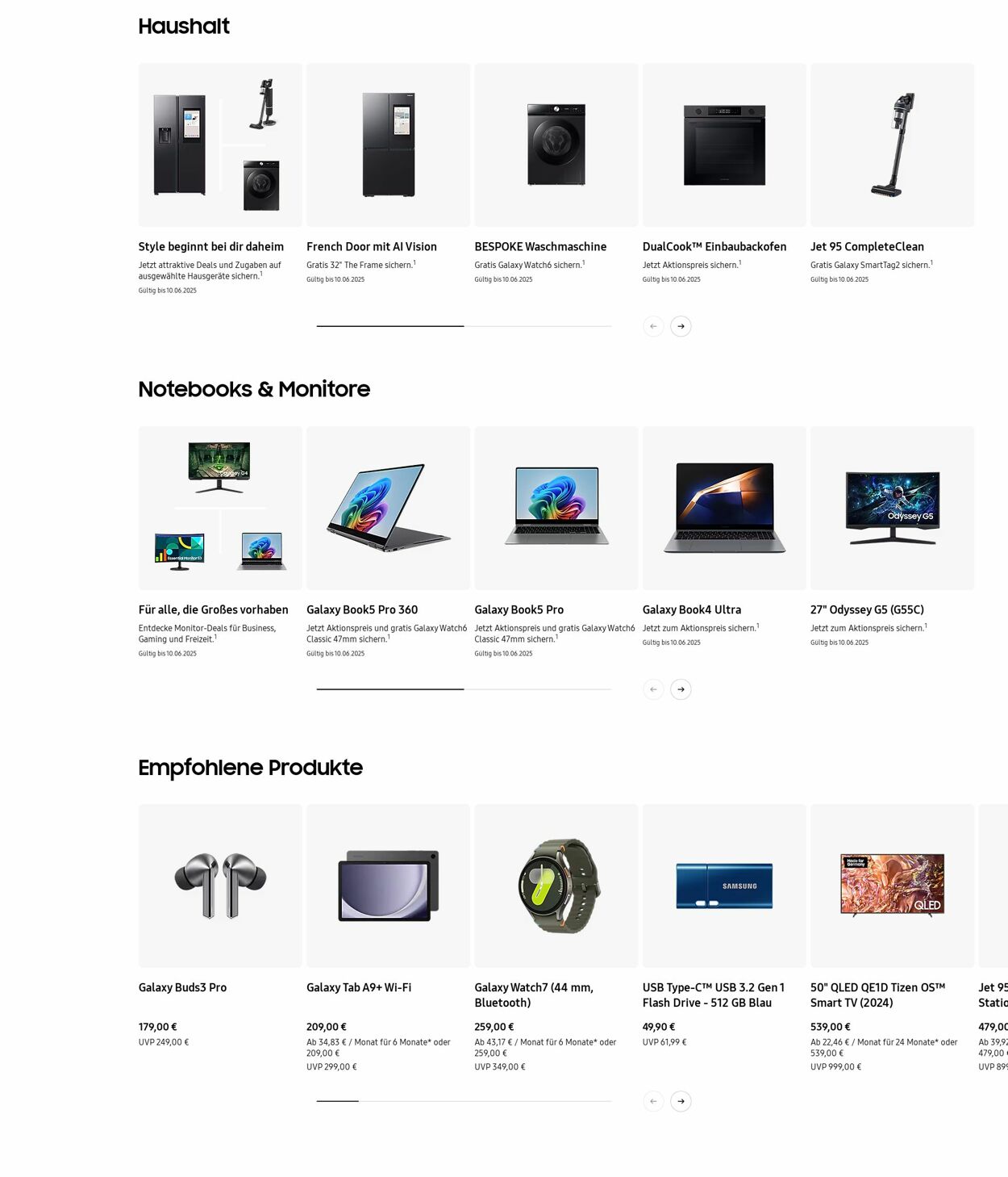 Prospekt Samsung 09.06.2025 - 18.06.2025
