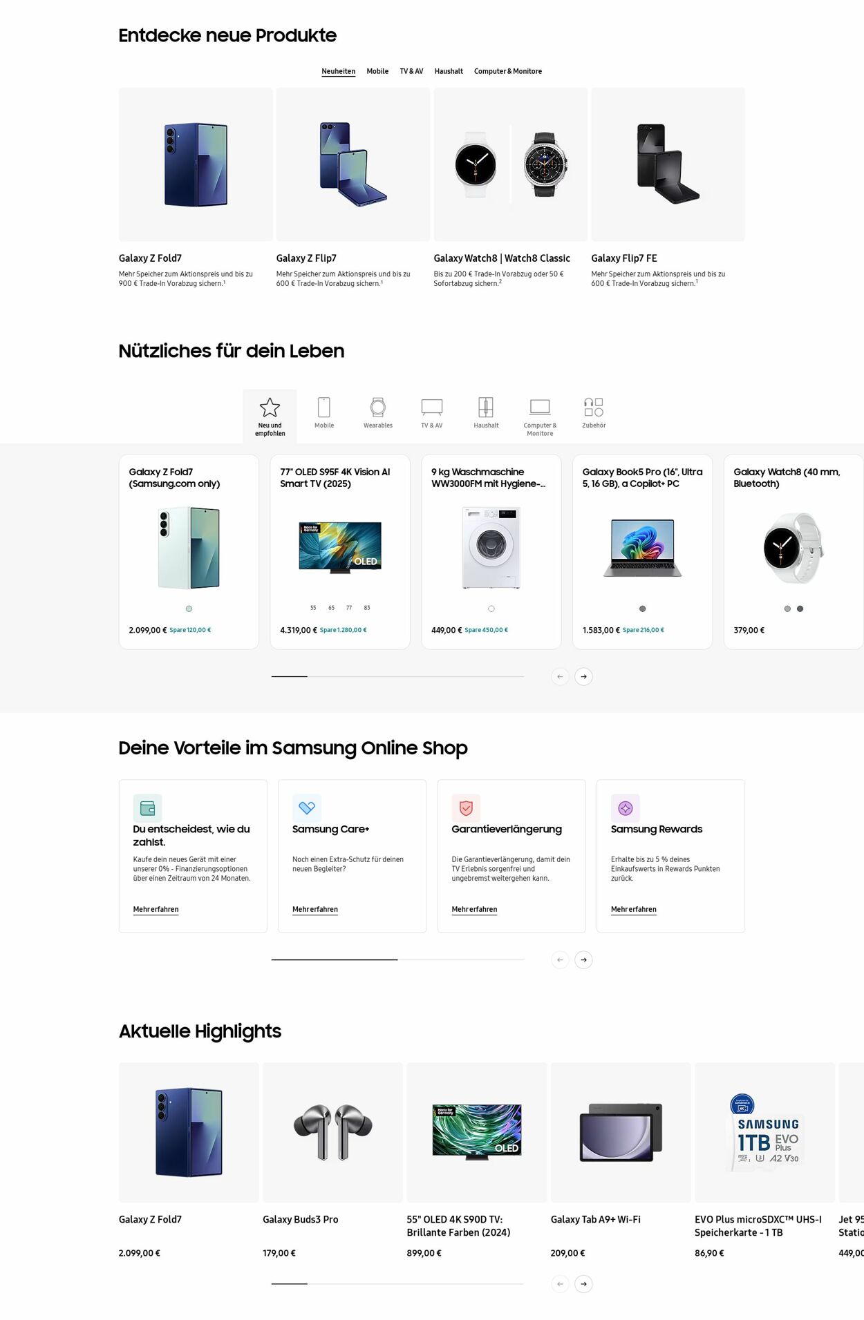 Prospekt Samsung 21.07.2025 - 30.07.2025