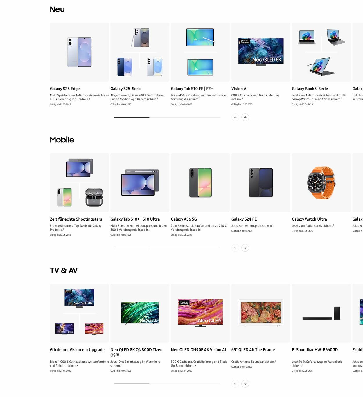 Prospekt Samsung 26.05.2025 - 04.06.2025