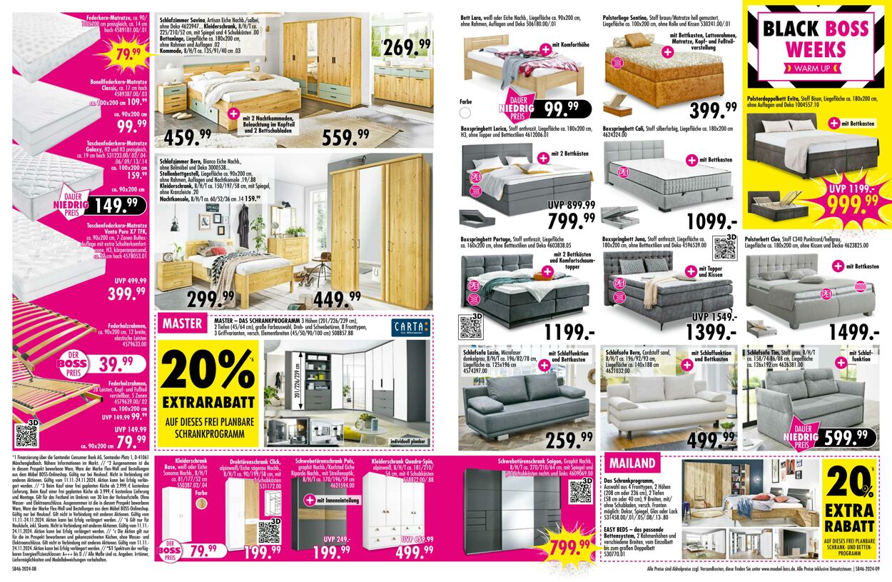 Prospekt SB Möbel Boss 11.11.2024 - 24.11.2024