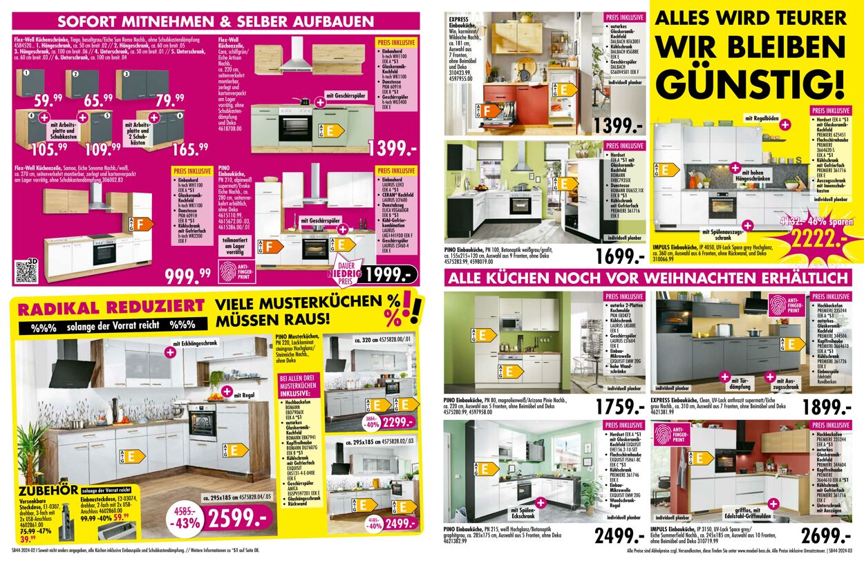 Prospekt SB Möbel Boss 28.10.2024 - 03.11.2024