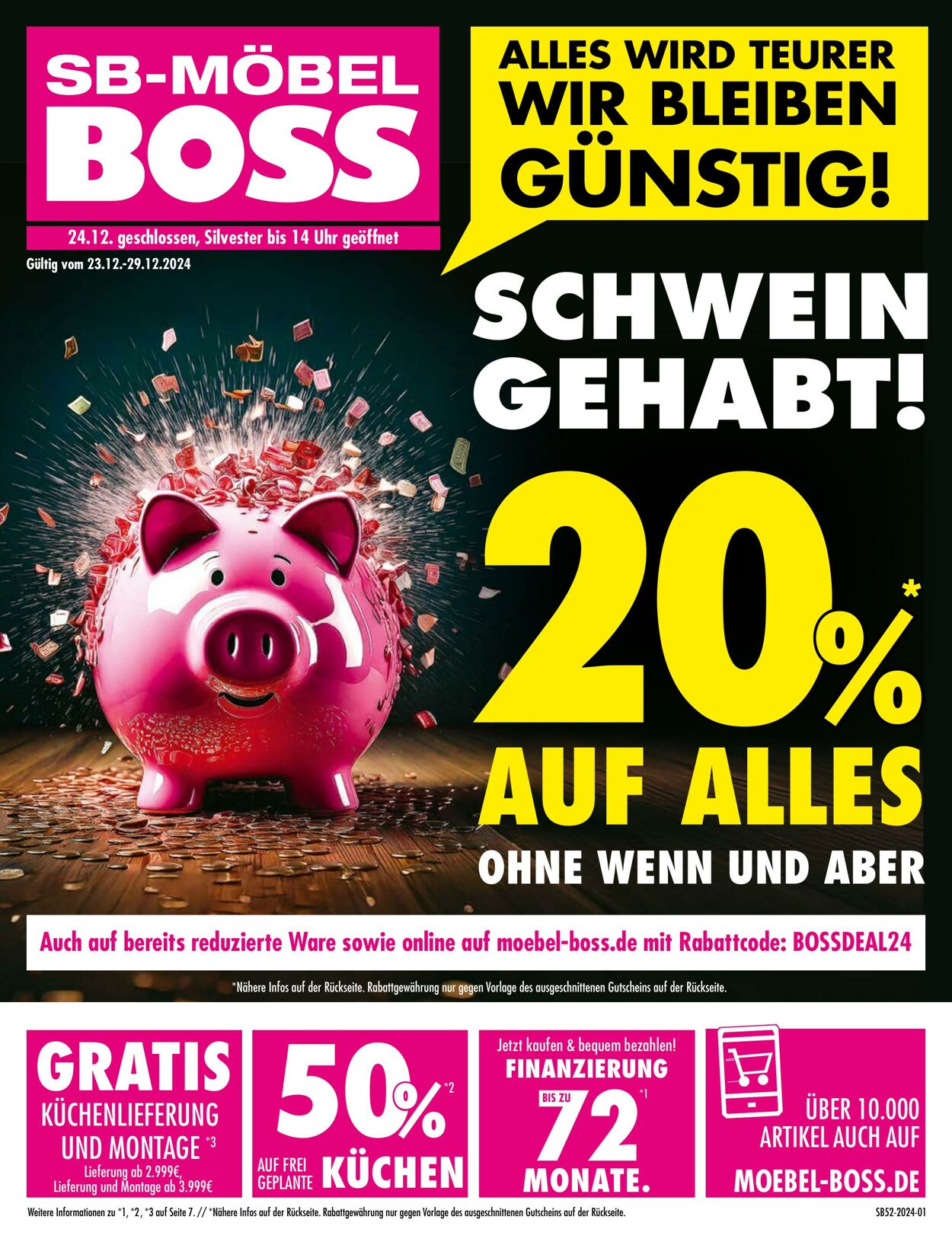 Prospekt SB Möbel Boss 23.12.2024 - 30.12.2024