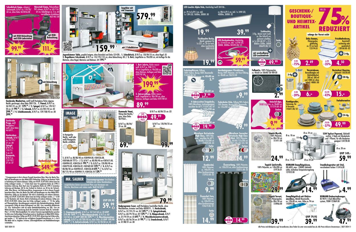 Prospekt SB Möbel Boss 09.09.2024 - 22.09.2024