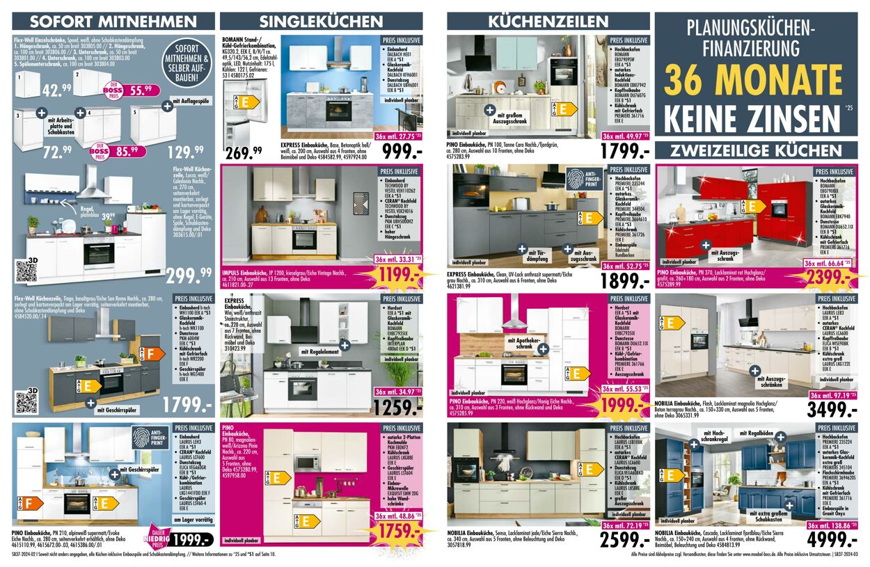 Prospekt SB Möbel Boss 09.09.2024 - 22.09.2024