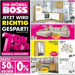 Prospekt SB Möbel Boss 28.07.2025 - 04.08.2025