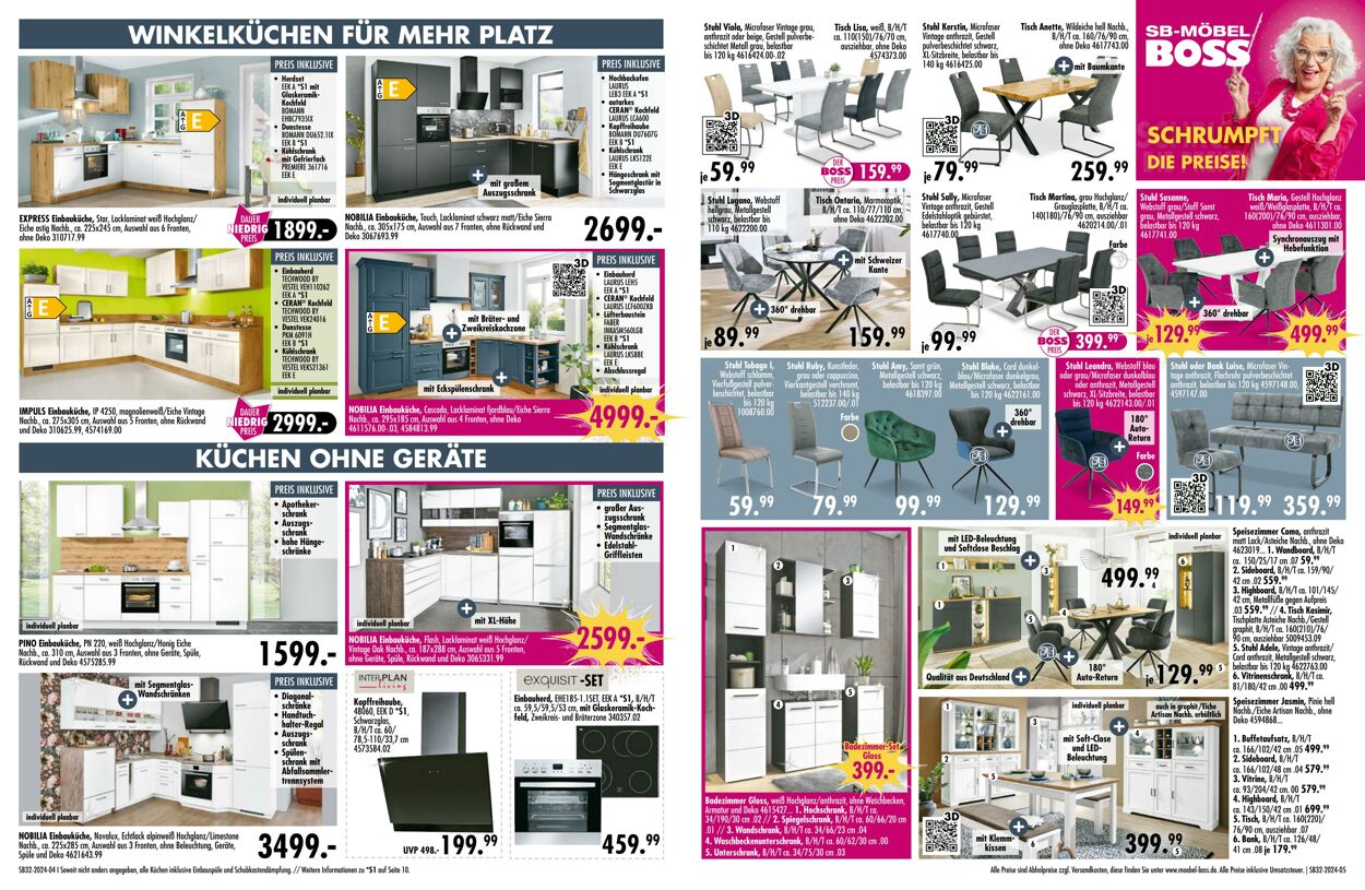 Prospekt SB Möbel Boss 05.08.2024 - 11.08.2024