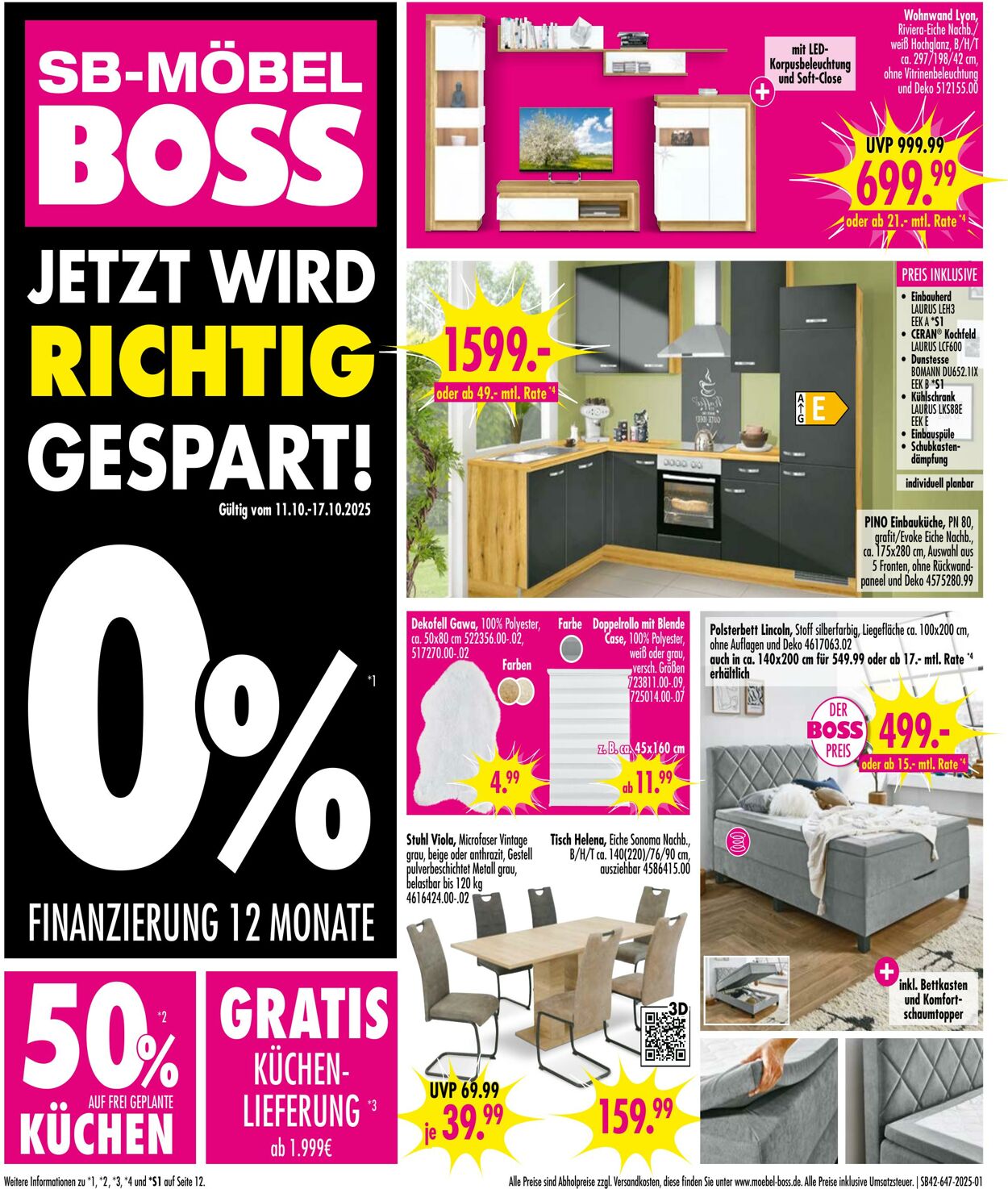 Prospekt SB Möbel Boss 13.10.2025 - 27.10.2025