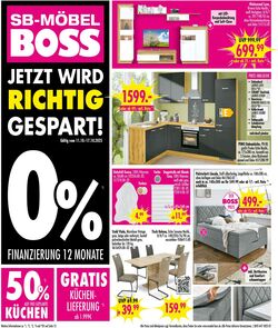 Prospekt SB Möbel Boss 13.10.2025 - 27.10.2025