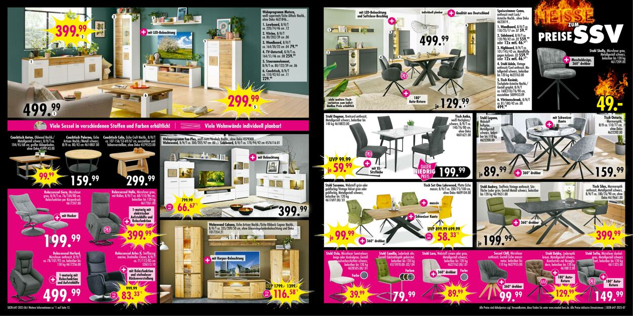 Prospekt SB Möbel Boss 07.07.2025 - 21.07.2025