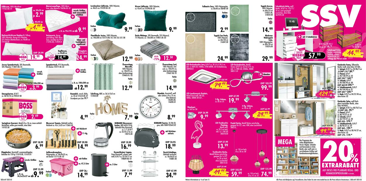 Prospekt SB Möbel Boss 23.06.2025 - 30.06.2025