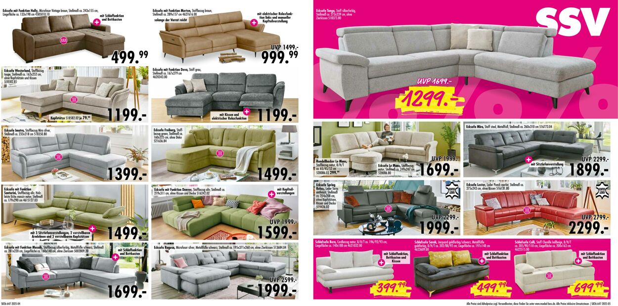 Prospekt SB Möbel Boss 23.06.2025 - 30.06.2025