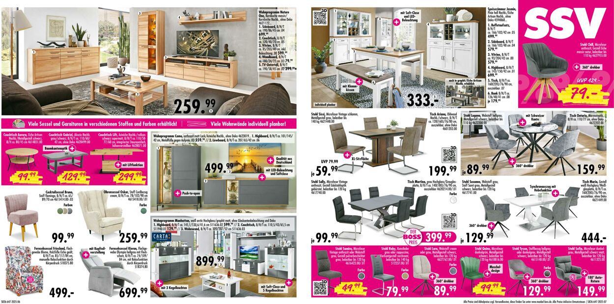 Prospekt SB Möbel Boss 23.06.2025 - 30.06.2025