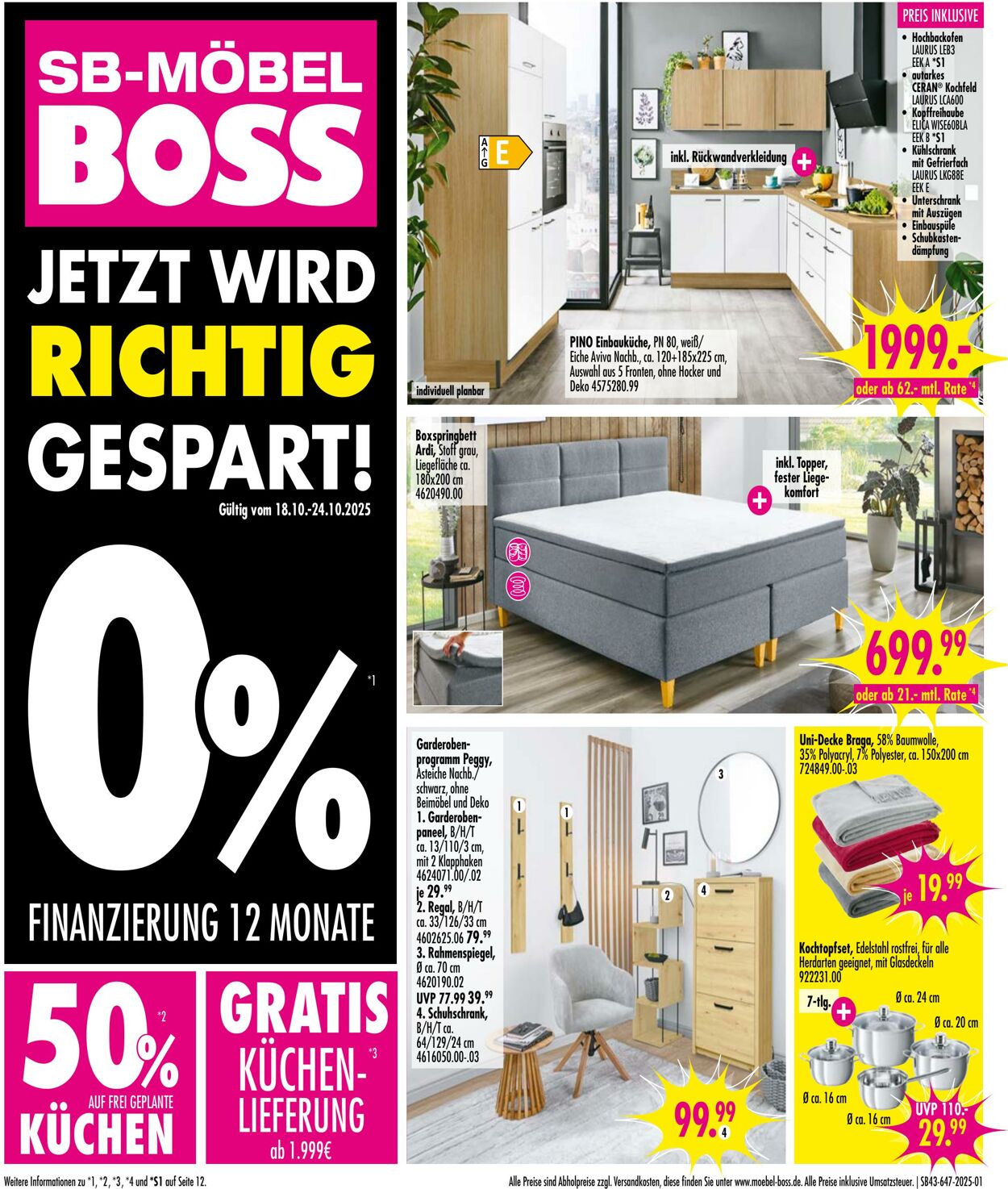 SB Möbel Boss Wöchentliche Prospekte