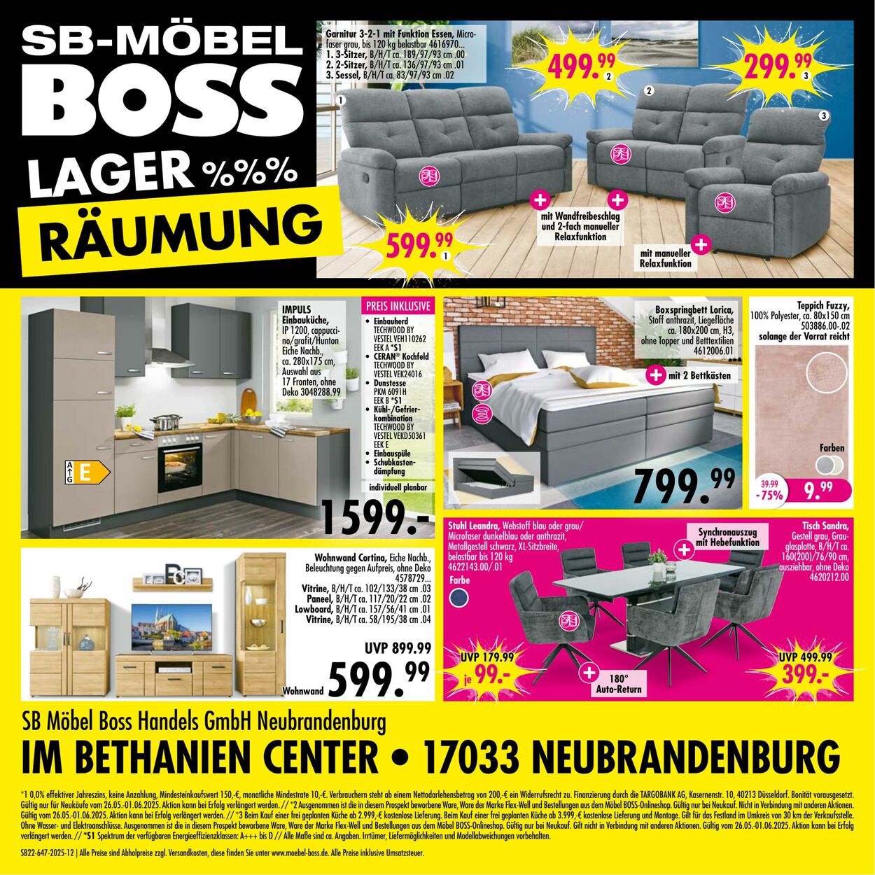Prospekt SB Möbel Boss 26.05.2025 - 02.06.2025