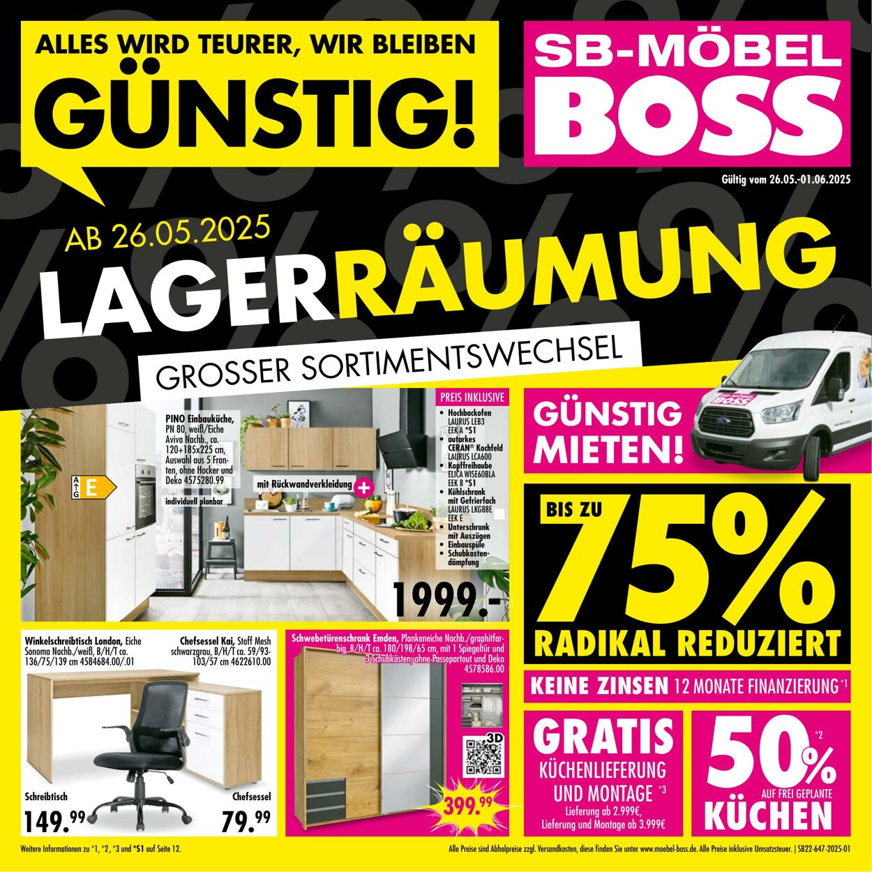 Prospekt SB Möbel Boss 26.05.2025 - 02.06.2025