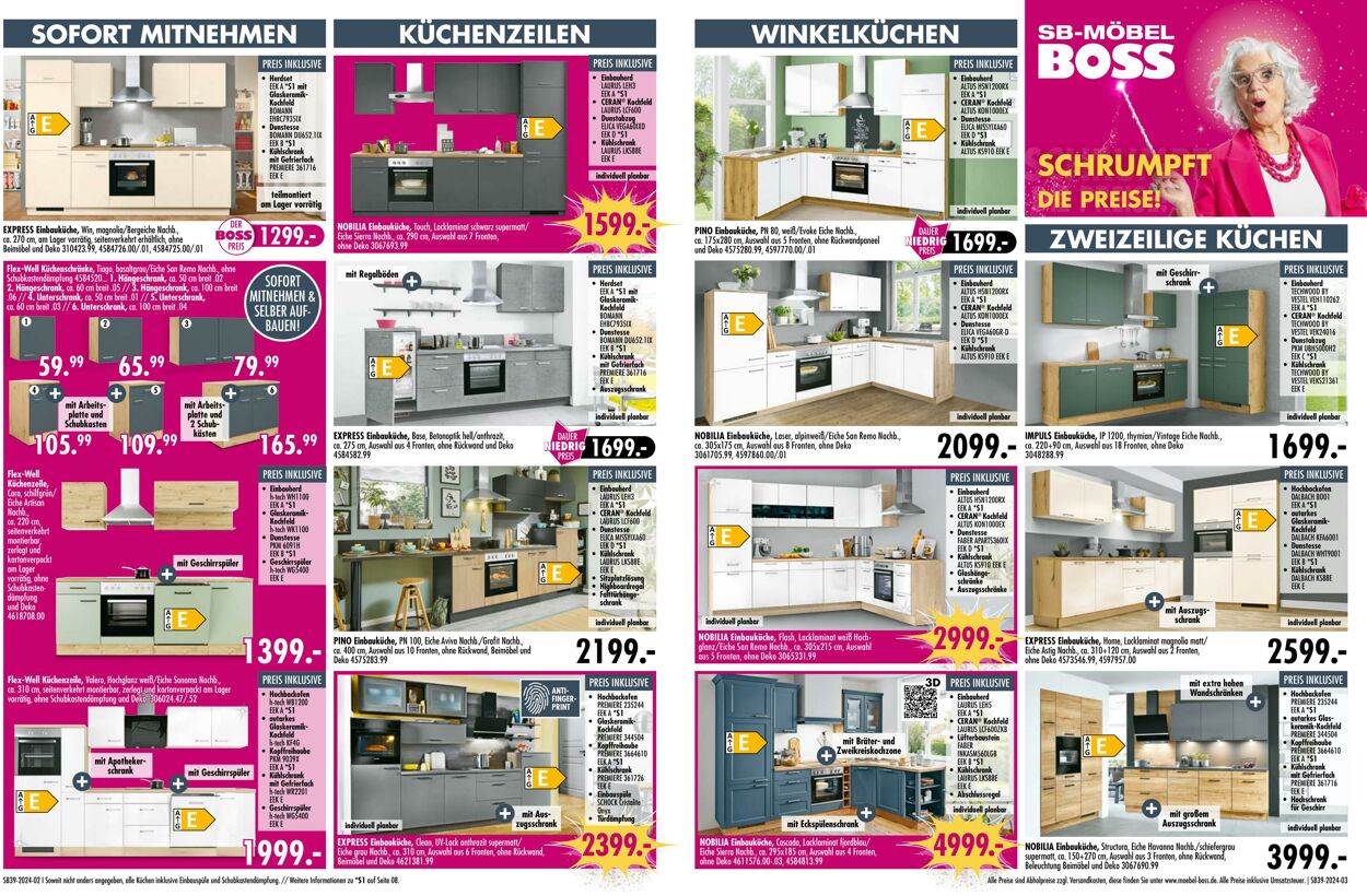 Prospekt SB Möbel Boss 23.09.2024 - 29.09.2024