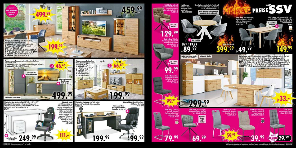 Prospekt SB Möbel Boss 07.07.2025 - 21.07.2025