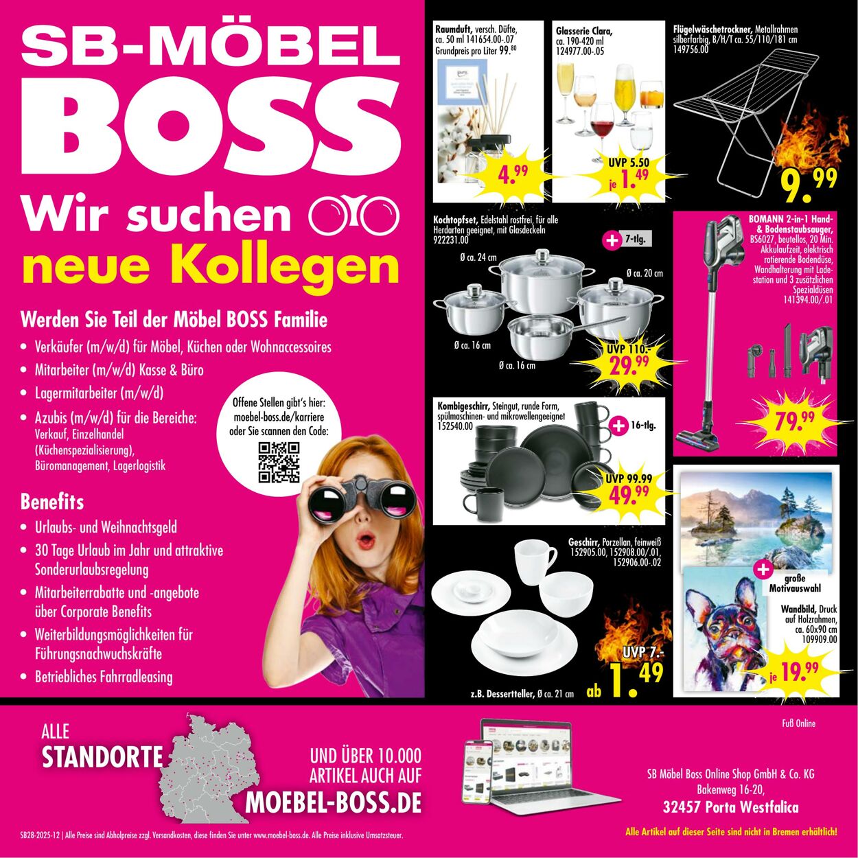 Prospekt SB Möbel Boss 07.07.2025 - 21.07.2025