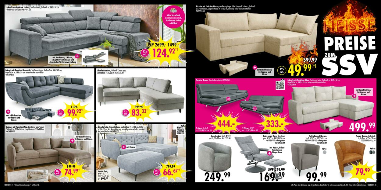 Prospekt SB Möbel Boss 07.07.2025 - 21.07.2025