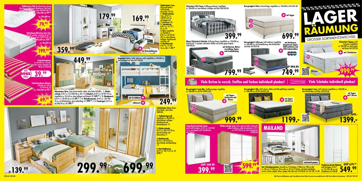 Prospekt SB Möbel Boss 02.06.2025 - 16.06.2025